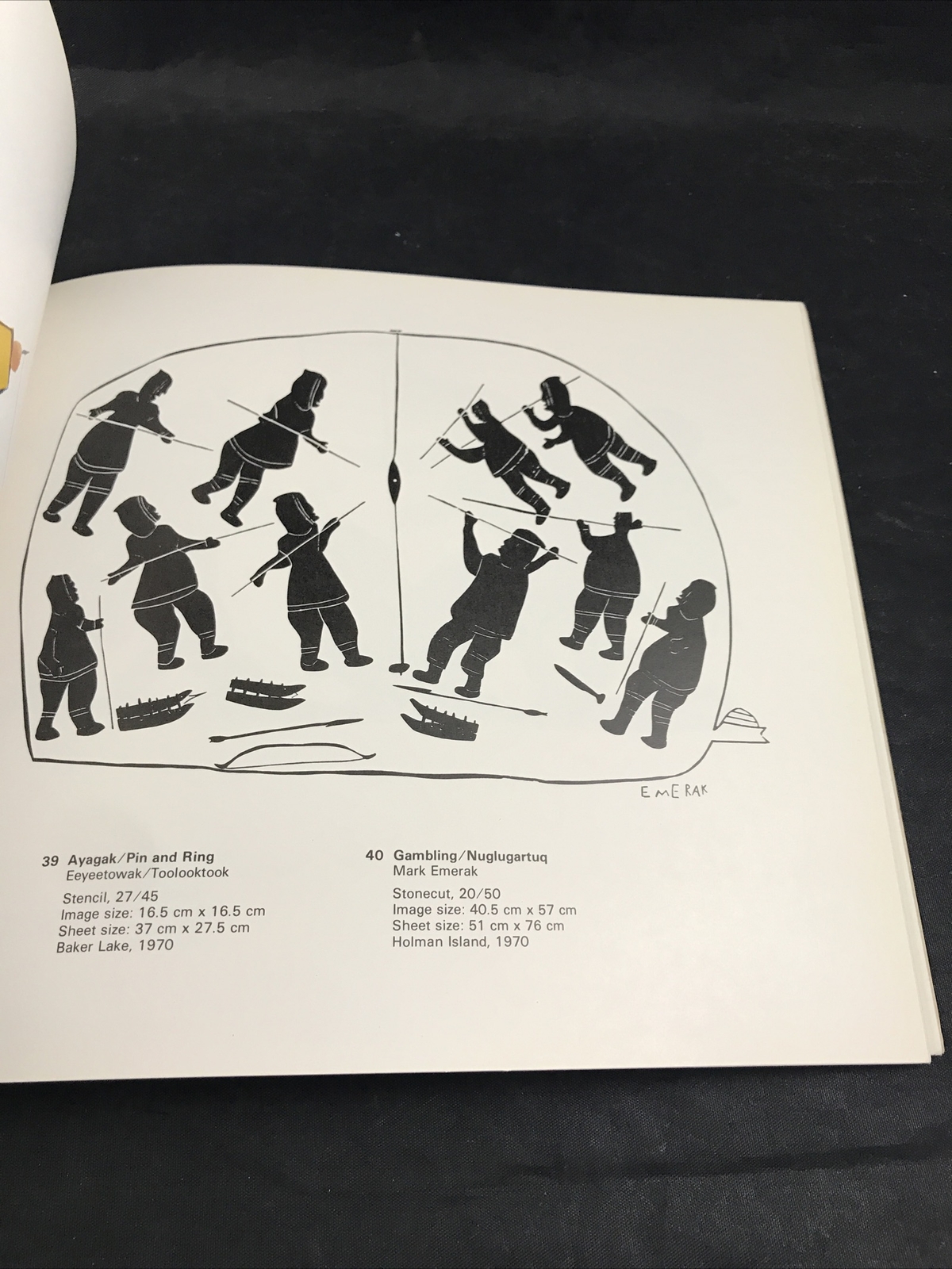 Inuit Games and Contests Clifford E Lee Collection of Prints 1978 Art Catalog