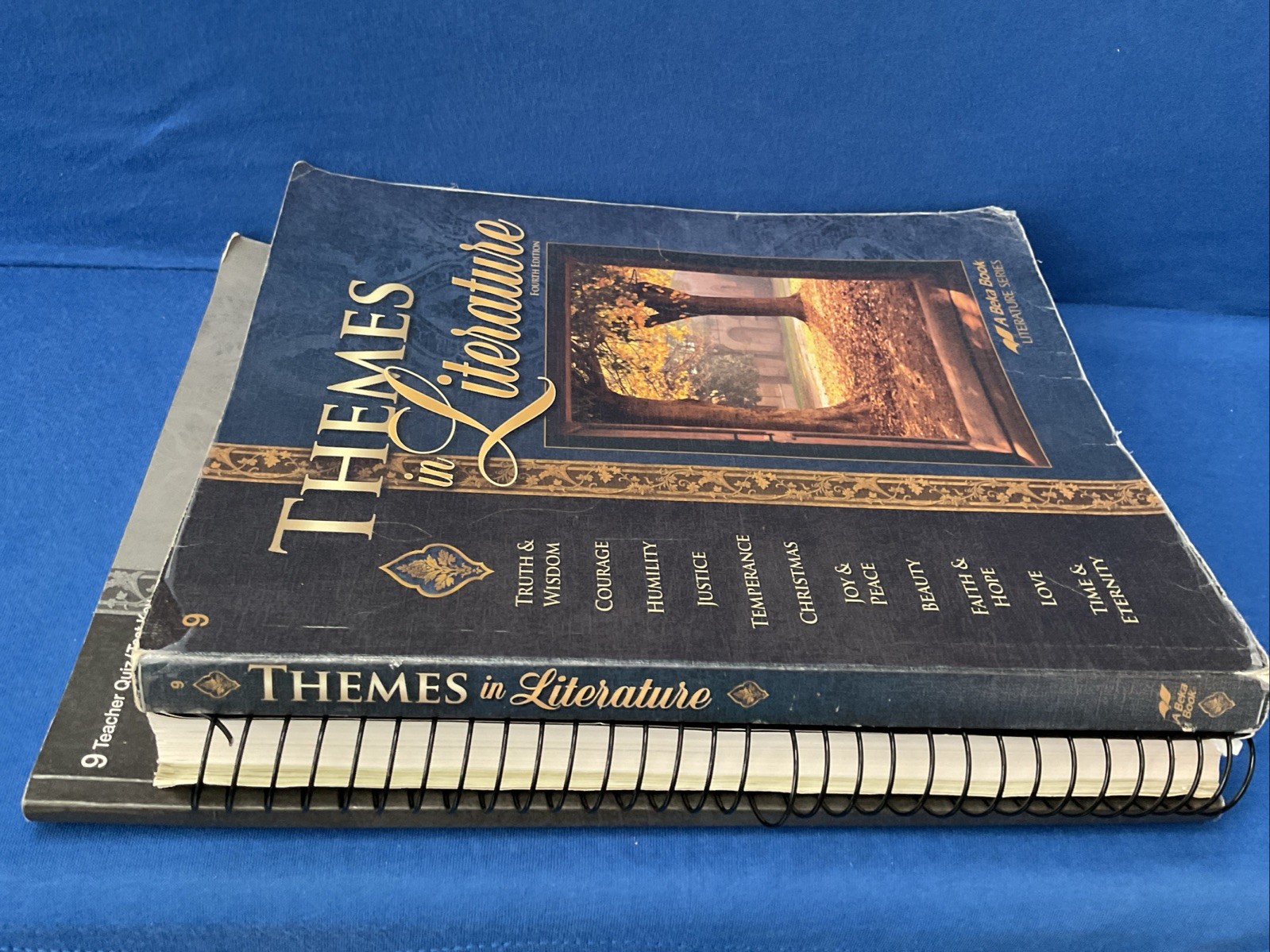 Lot of 3 – Themes in Literature by A Beka Book Spiral & PB
