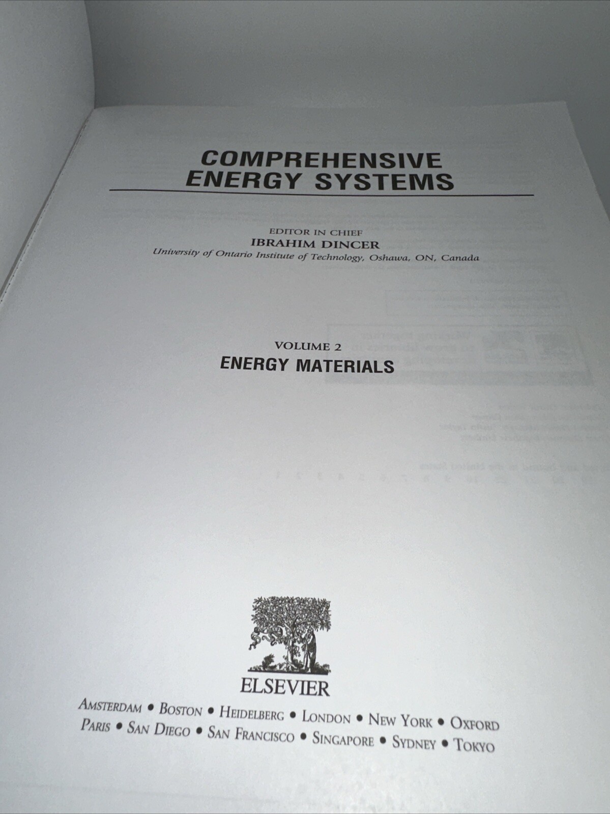 Comprehensive Energy Systems Volume 2 by Ibrahim Dincer (English) Book