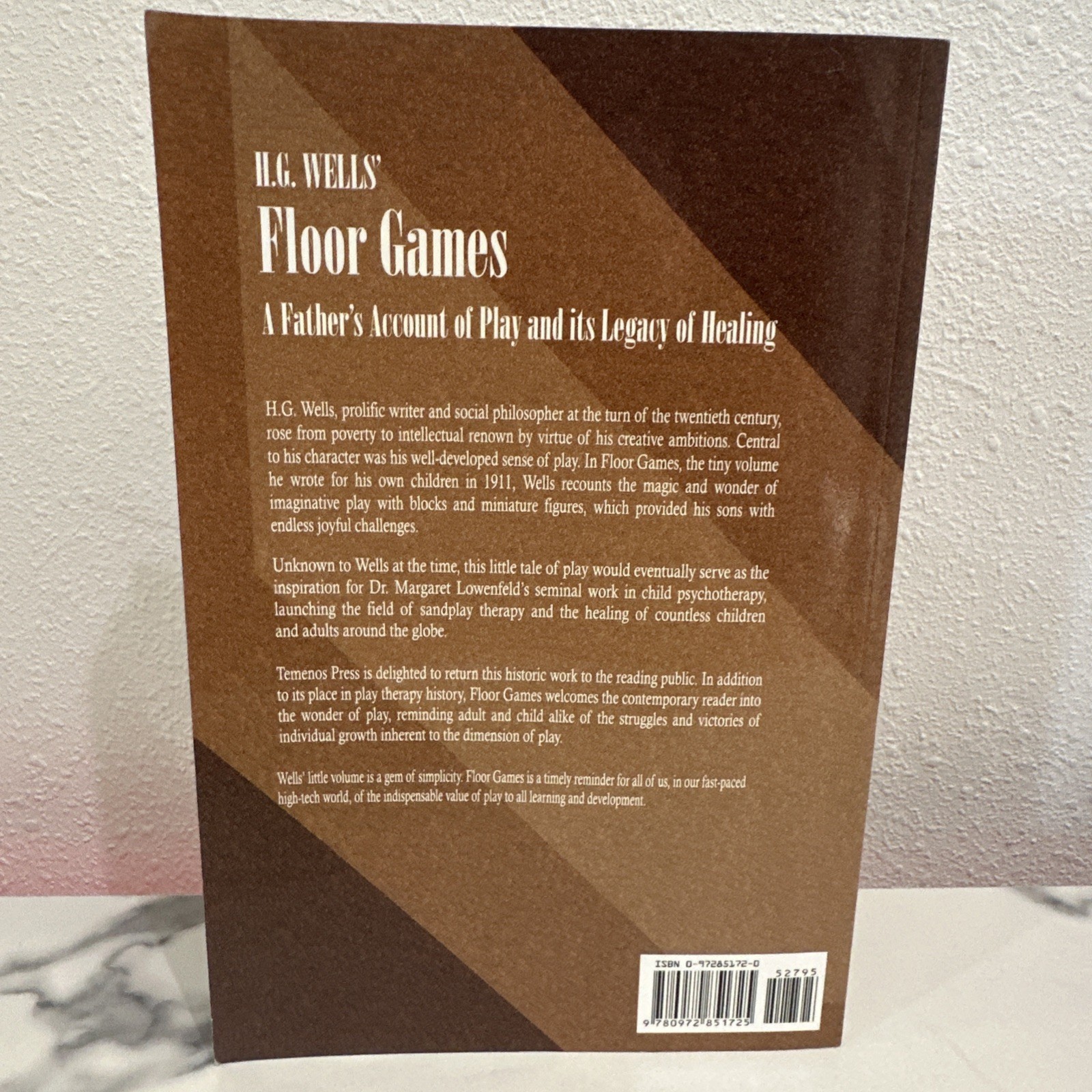 Floor Games By H G Wells Softcover Book, A Fathers Account Of Play & Its Legacy
