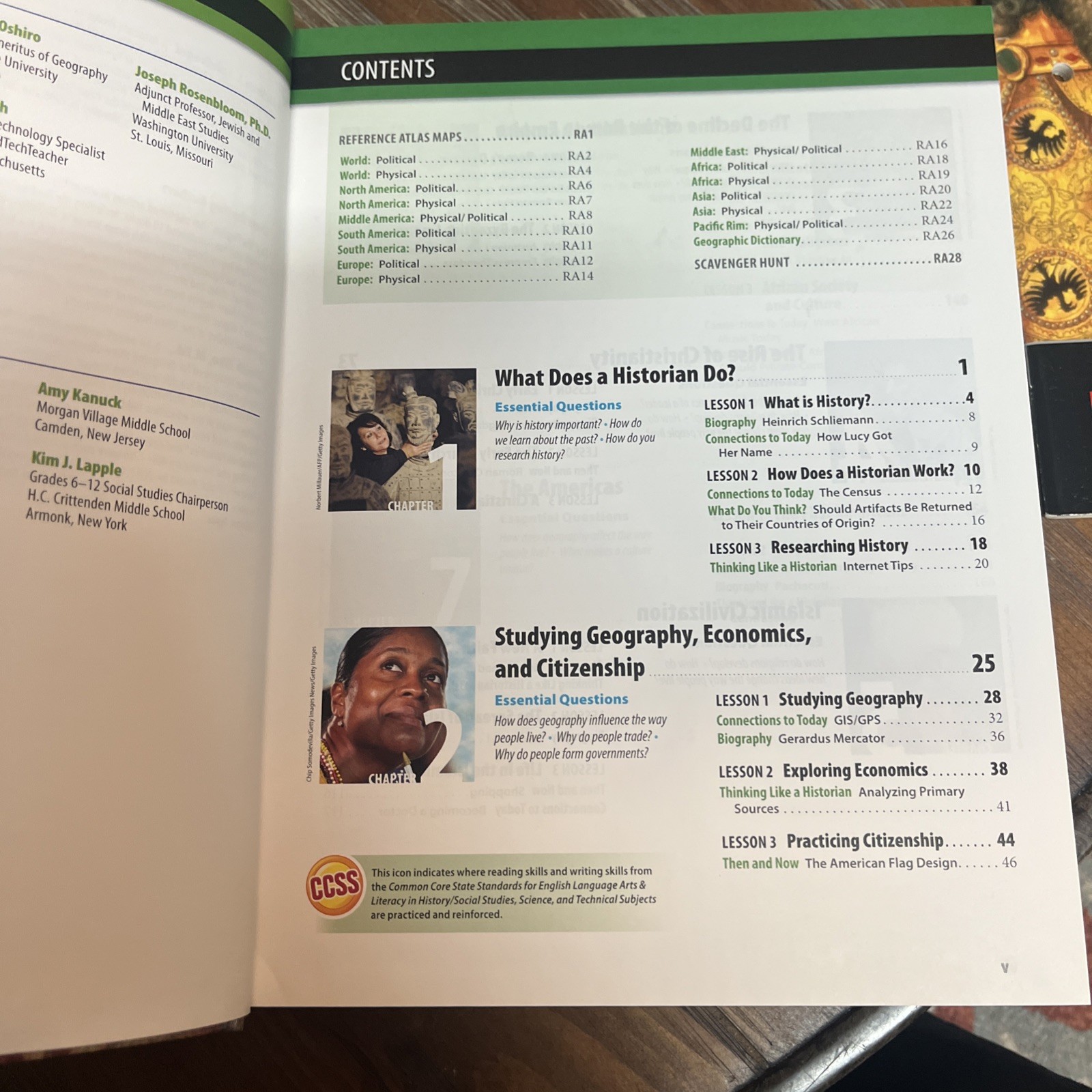 McGraw-Hill Discovering Our Past Modern Times Grade 7 Textbook & Test Book 2007