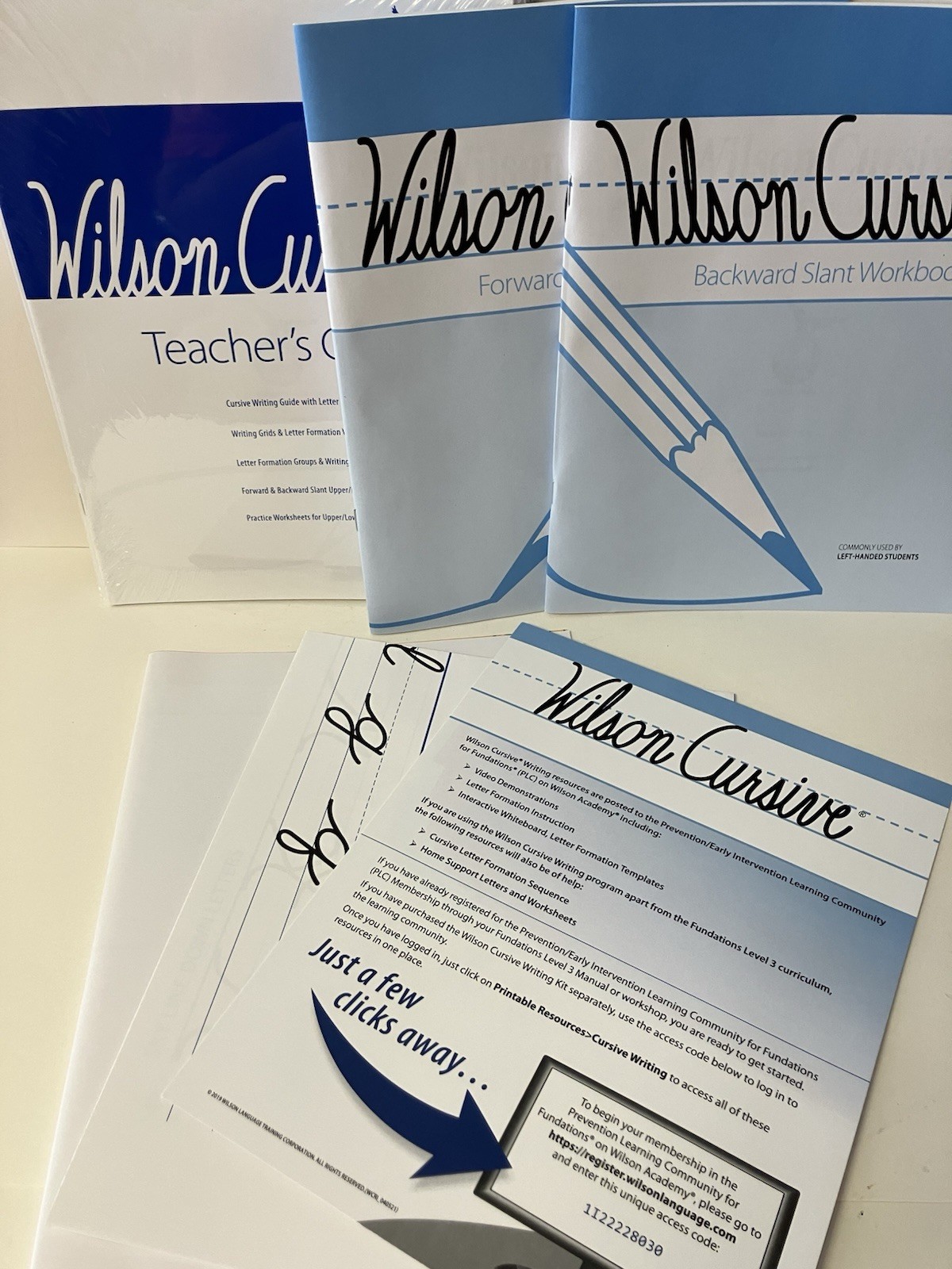 Wilson Cursive Writing Kit Wilson Language Training (2005, Mixed Lot) LIKE NEW