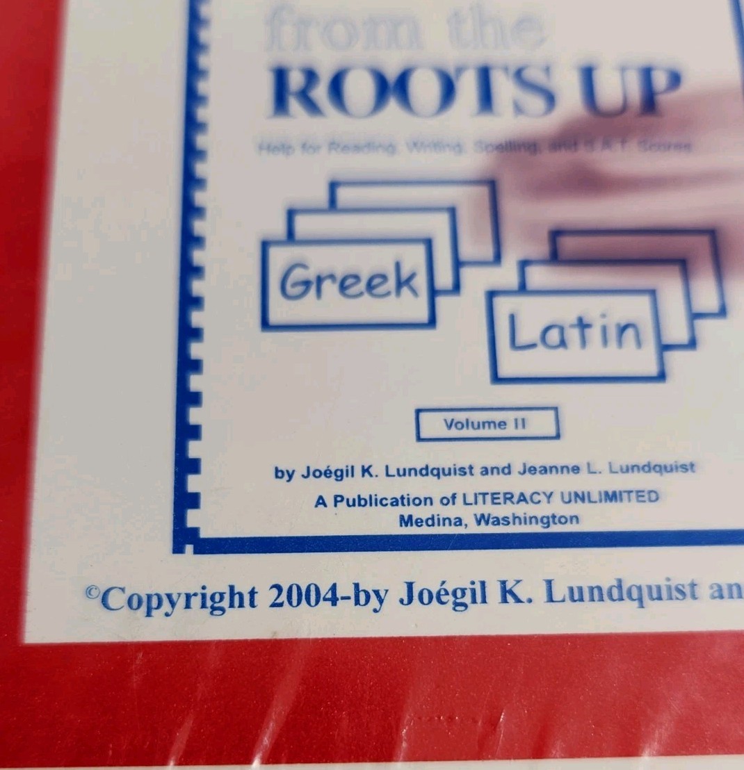 NIB ENGLISH from the ROOTS UP Latin & Greek VOLUME 2 (100 CARDS)