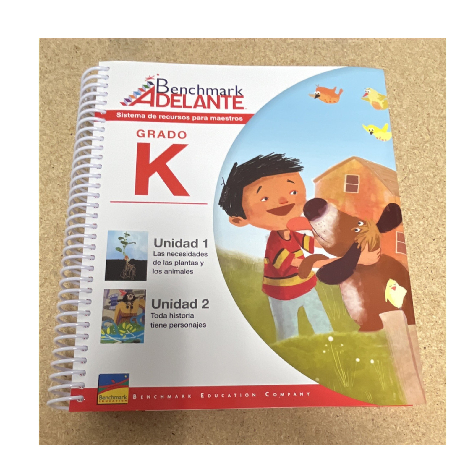 Benchmark Adelante Teacher’s Edition Grade K Spiral Bound Volume 1 (SPANISH)