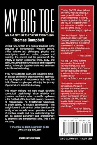 The Complete My Big TOE Trilogy Science Philosophy Mind Body Spirit Book