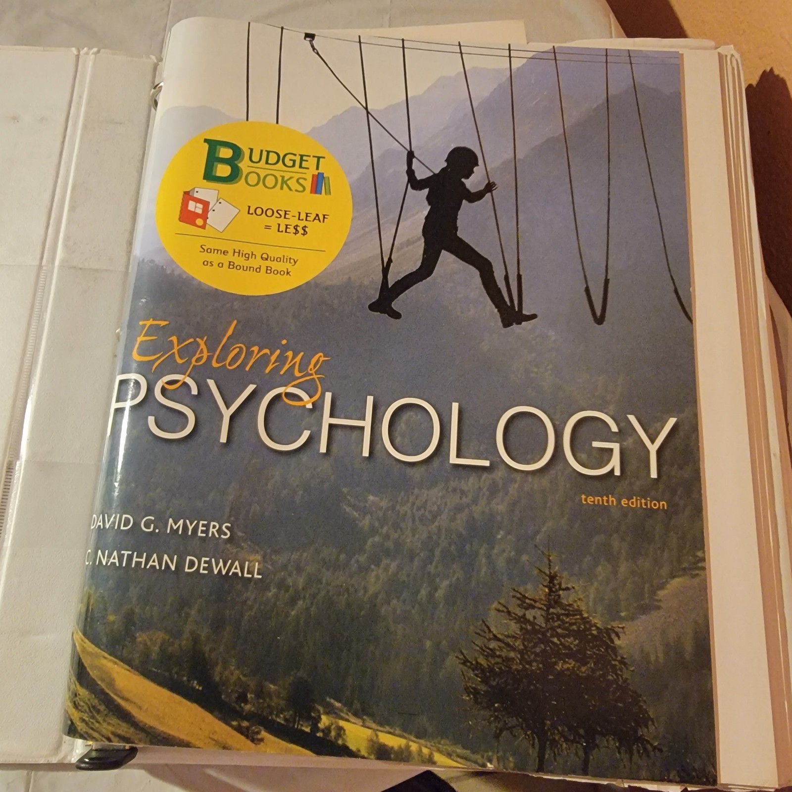 Exploring Psychology by David G. Myers and C. Nathan DeWall (2016, in Binder