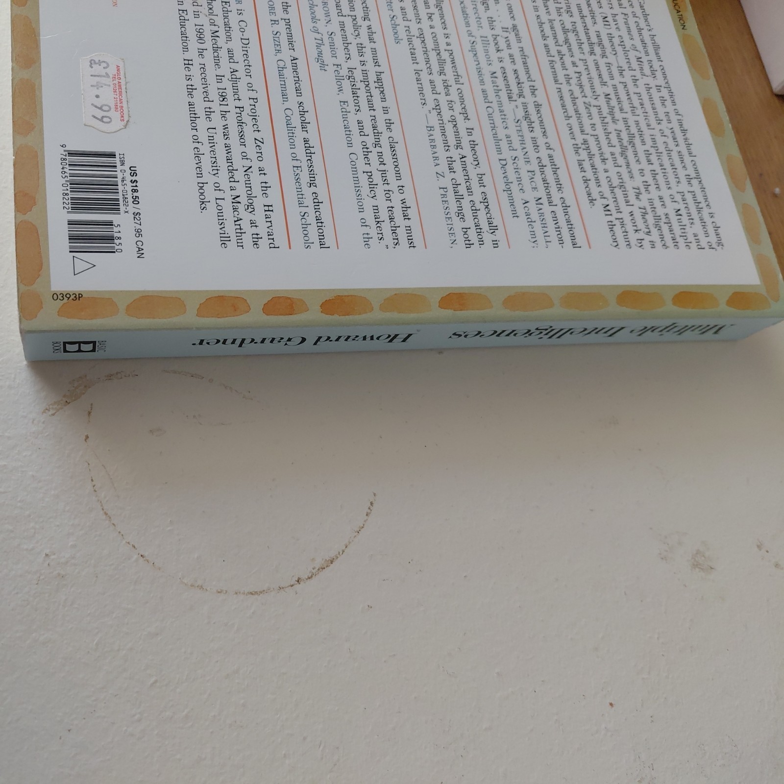 Multiple Intelligences : The Theory in Practice by Howard Gardner (1993,…