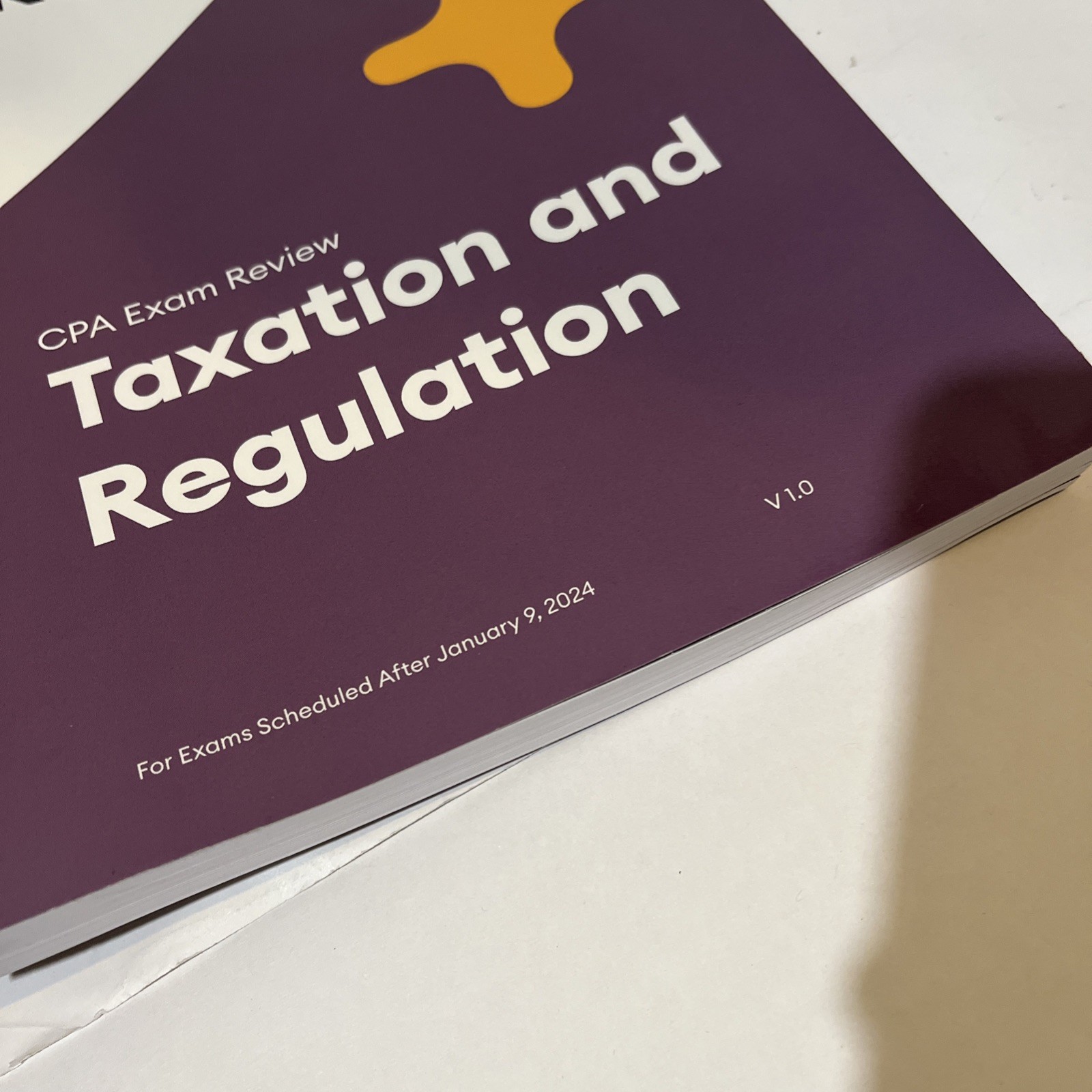 Becker CPA Exam Review -Taxation And Registration V 1.0 After Jan 9, 2024 PB