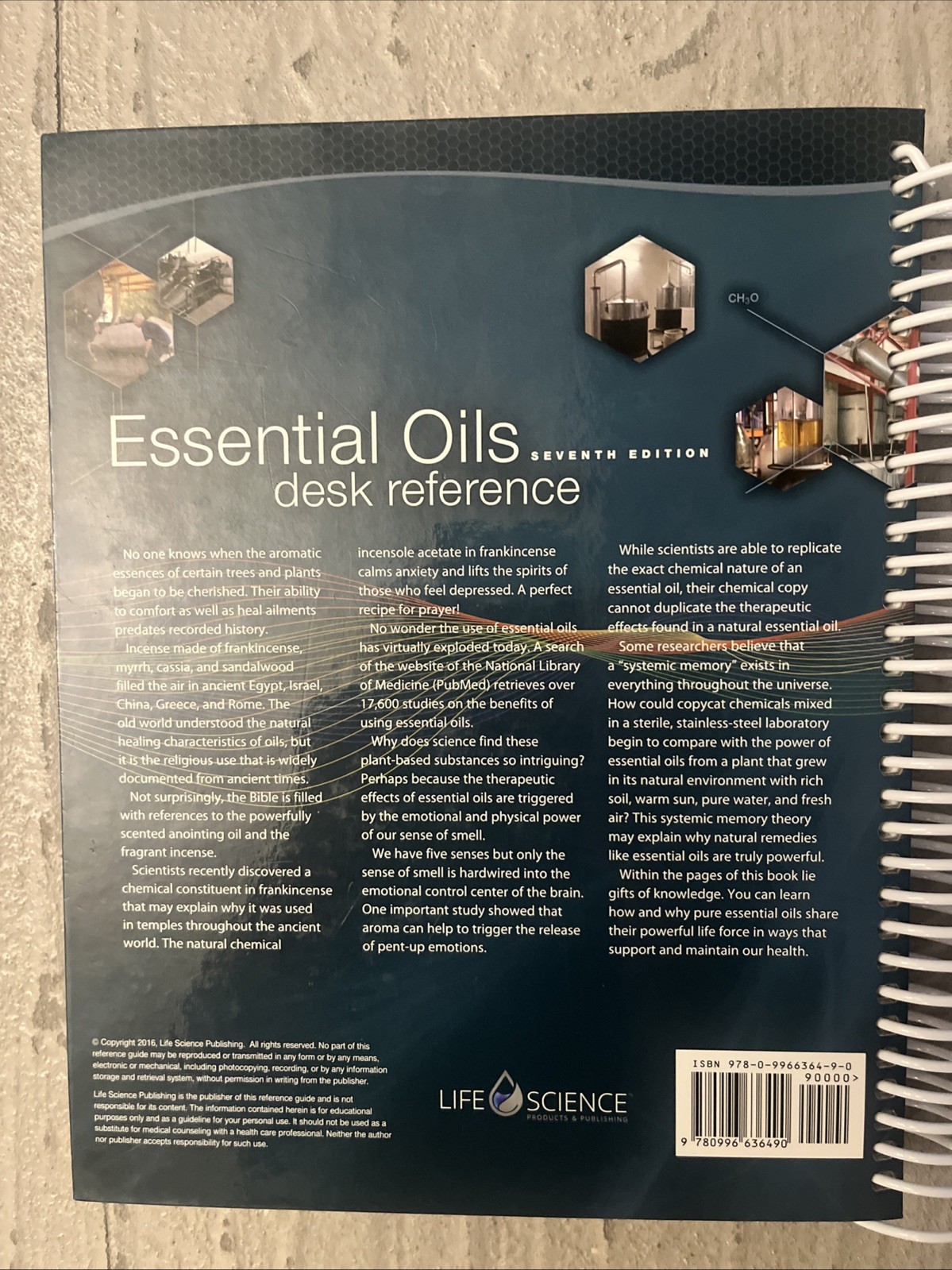 Essential Oils Desk Reference 7th Edition Like New Life Science Products&Publish