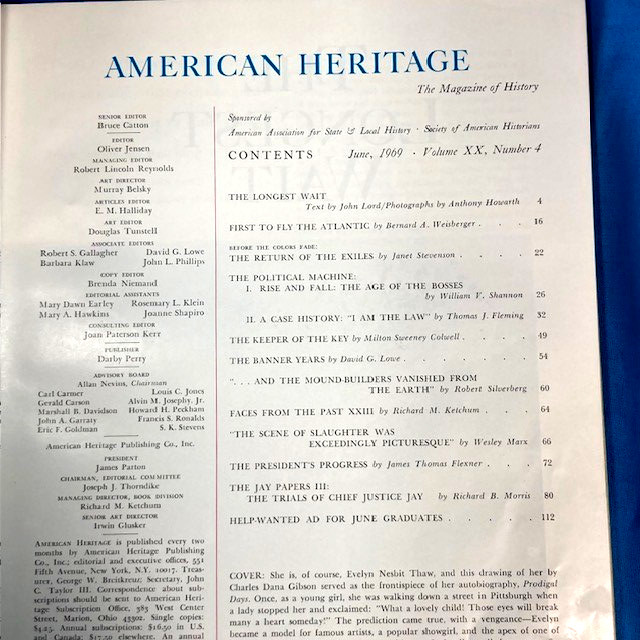 American Heritage, Hardcover Books, Apprx 100 pages each, 1969 – 1970 “YOU PICK”