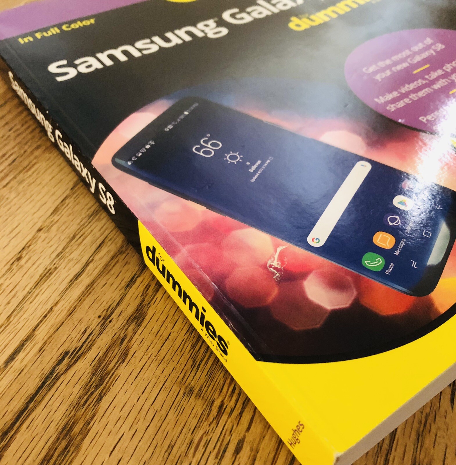 Book – Samsung Galaxy S8 For Dummies, Bill Hughes, 310 Pages