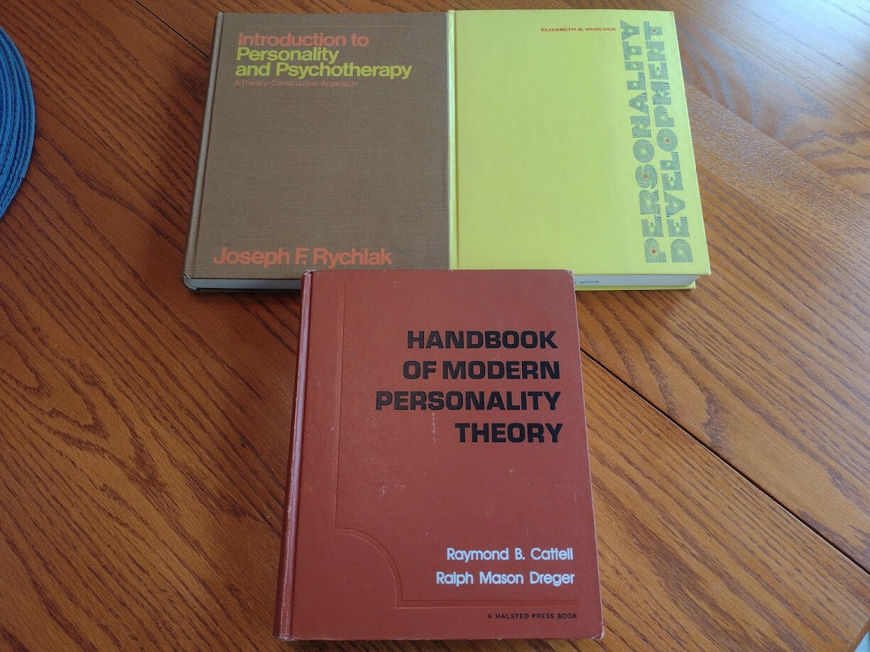 Experimental Psychology Theory Cognitive Personality Textbooks Lot of 3 Books #3