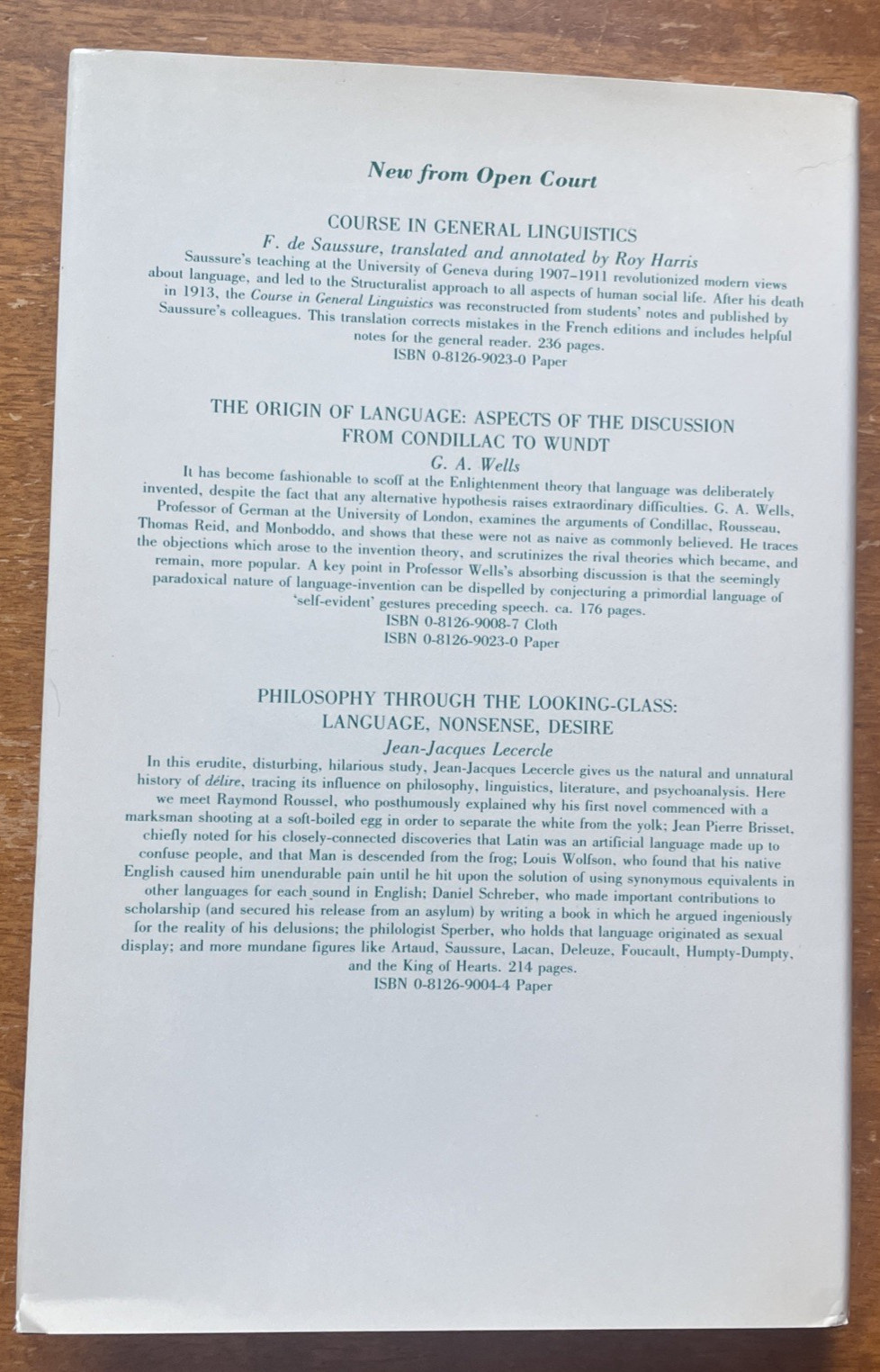 The Origin of Writing by Roy Harris, First Edition, Like New Hardback