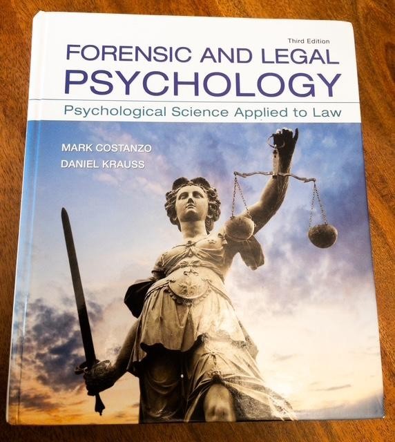 Forensic and Legal Psychology 3rd Edition Preowned Costanzo/Krauss Hardcover2018