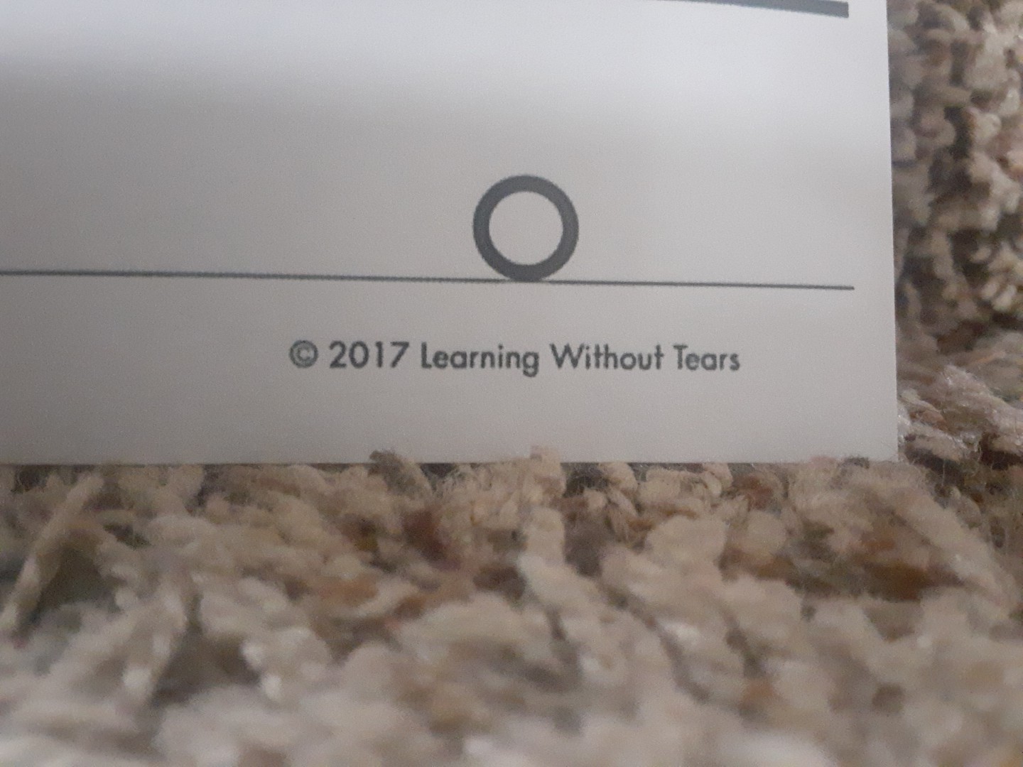 Paper Capital Letter Cards, Learning Without Tears, Brand New, NOT LAMINATED