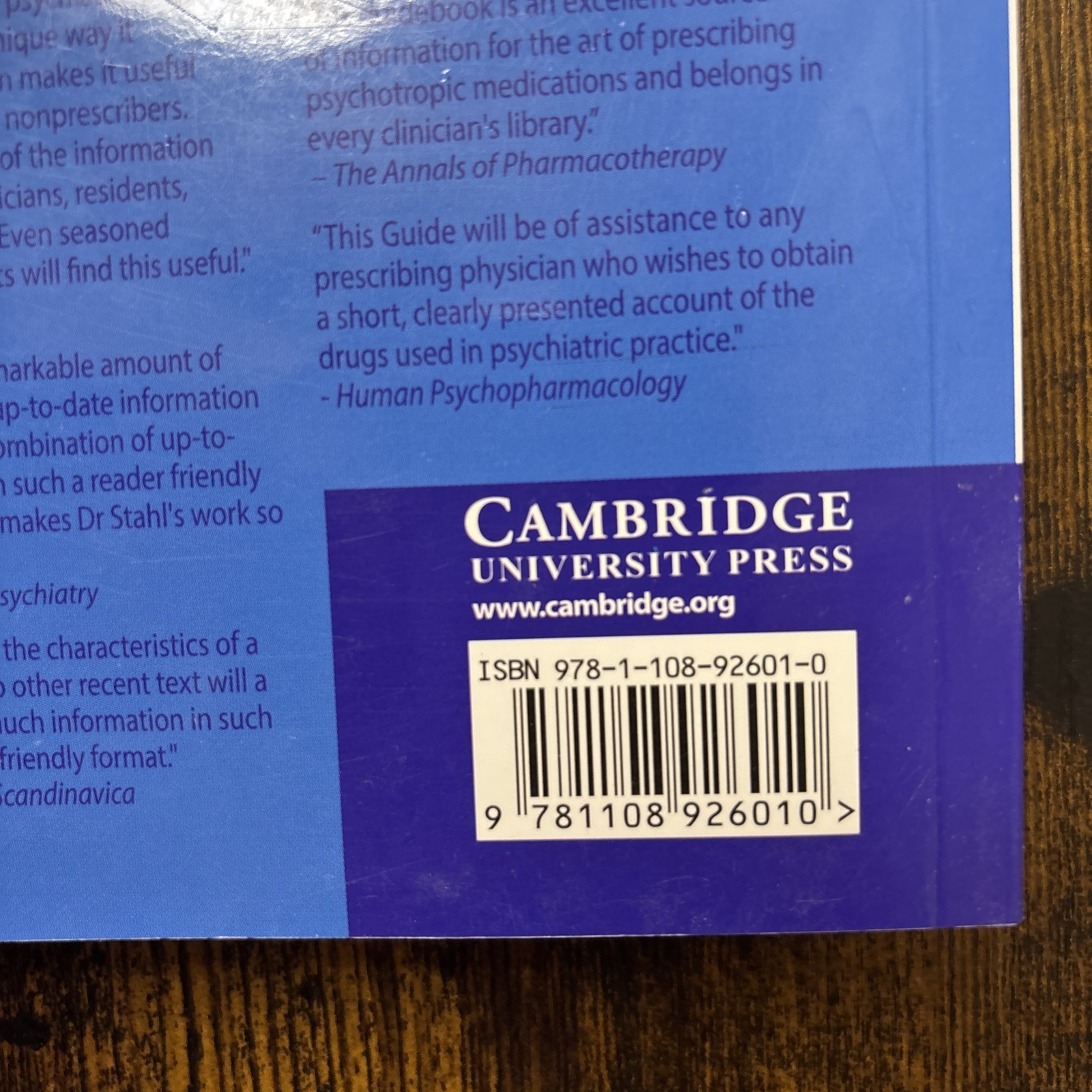 Prescriber’s Guide: Stahl’s Essential Psychopharmacology 7th Ed 978-1108926010