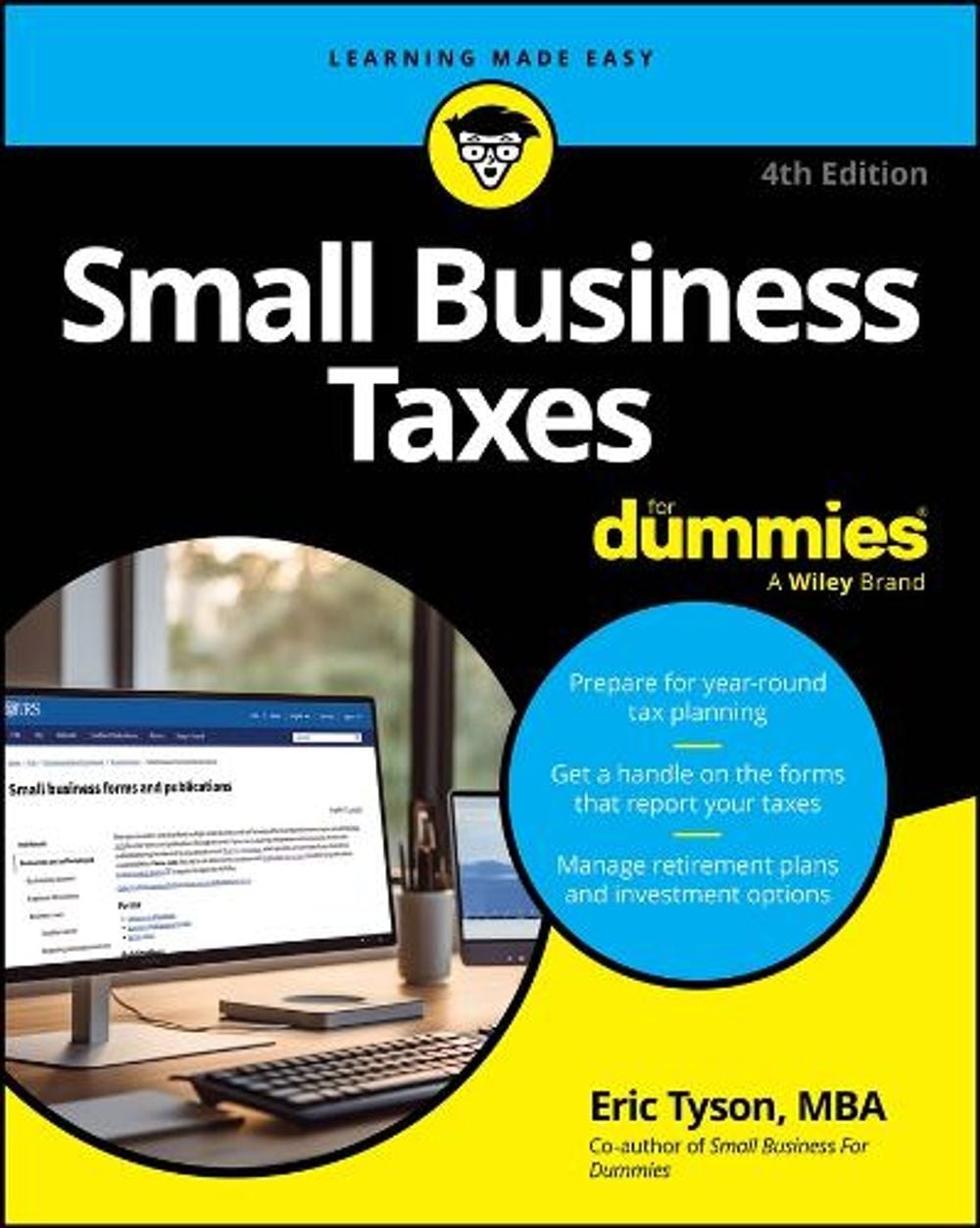 Small Business Taxes For Dummies by Eric Tyson Paperback Book