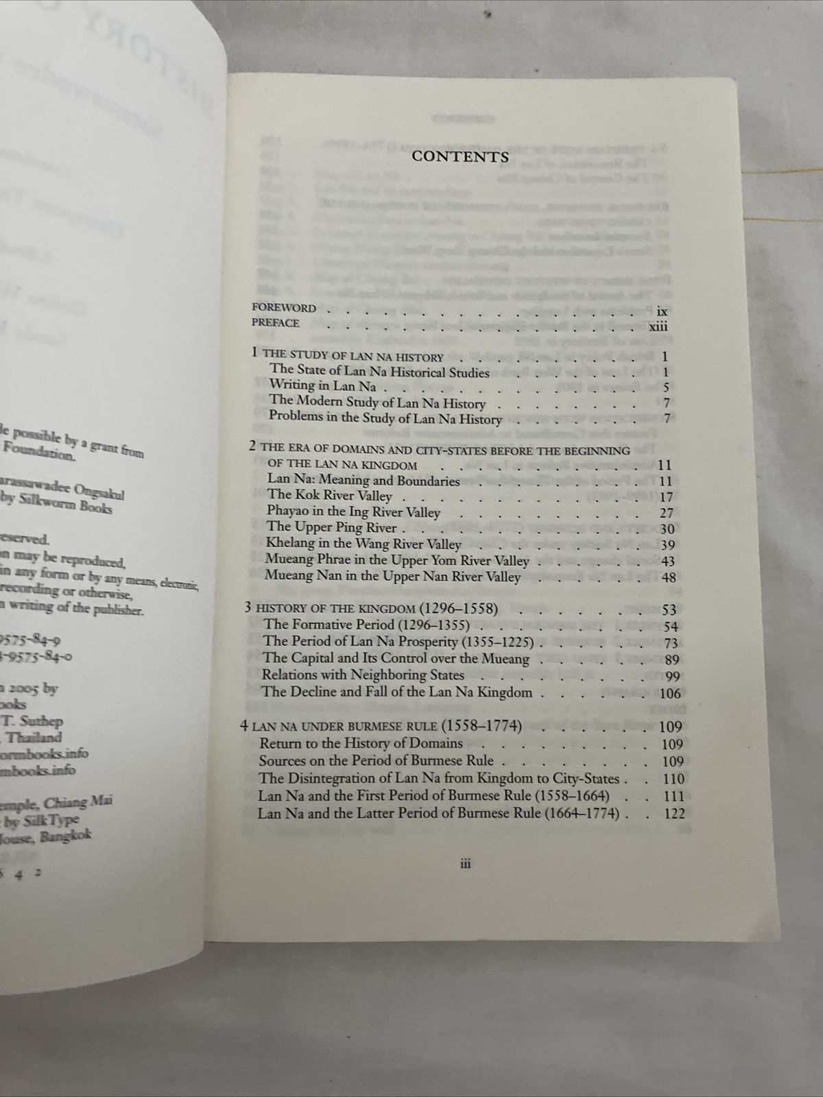 History of Lan Na Thailand Sarassawadee Ongsakul 2005 Paperback Book