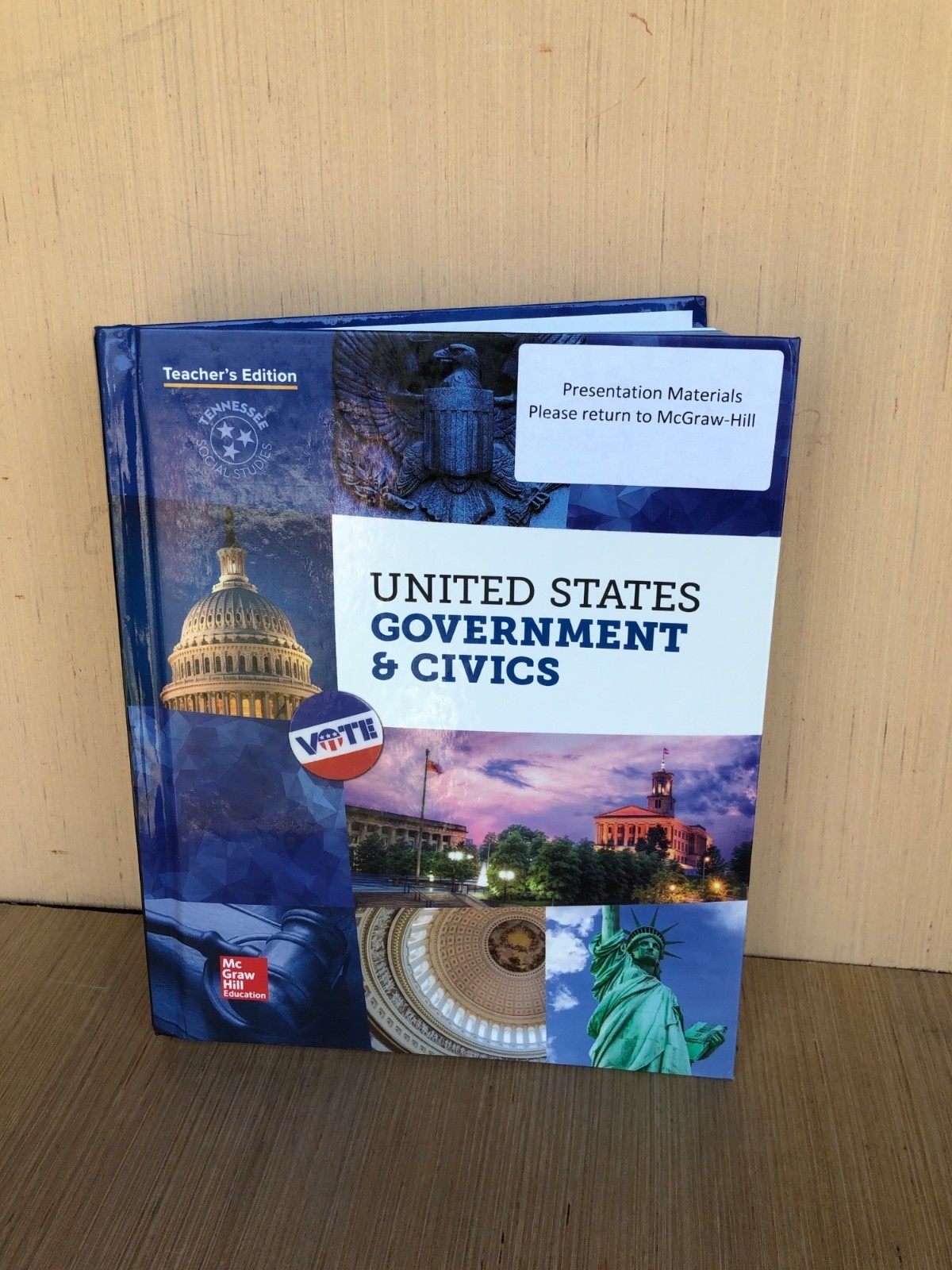 United States Government & Civics Teachers Edition Hardcover By McGraw Hill Educ