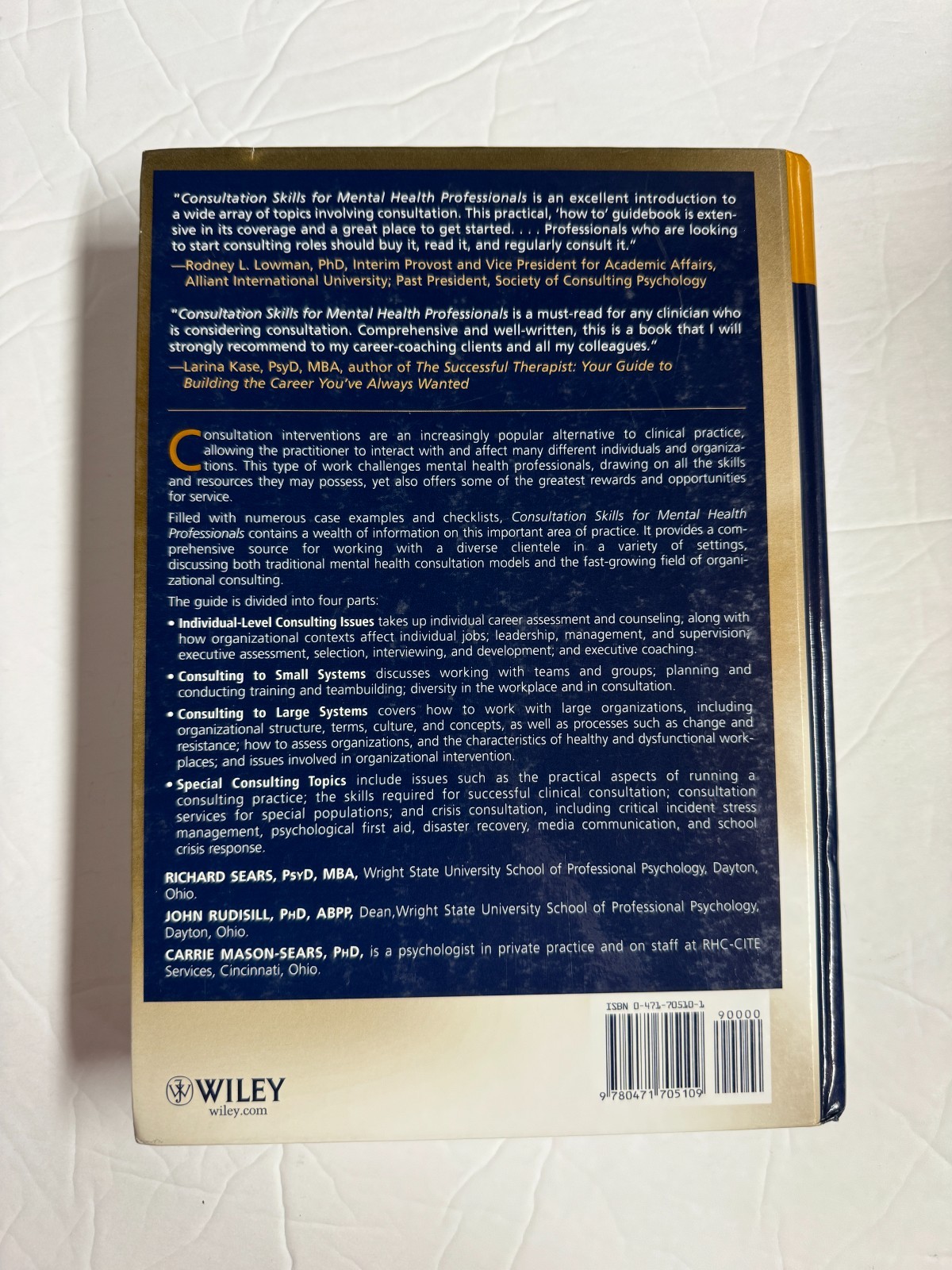 Consultation Skills for Mental Health Professionals 1st Edition – NEW Condition