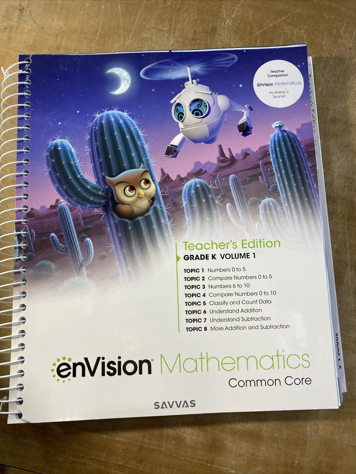 enVision Mathematics Common Core Teacher’s Ed. Gr. K Vol 1 Program Overview Lot