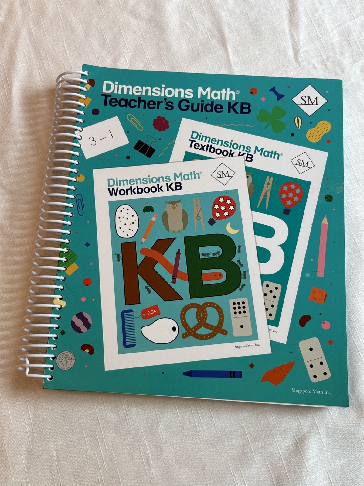 Dimensions Math Teacher’s Guide KB | Singapore Math Inc. [Spiral-bound] [Pap…