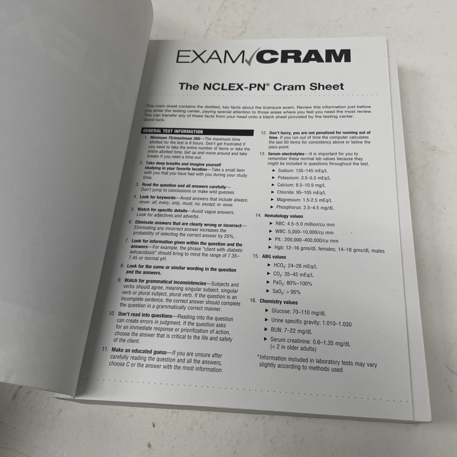 Nclex-Pn Exam Cram Paperback Diann, Hurd, Clara, Rinehart, Wilda 5th Ed Code