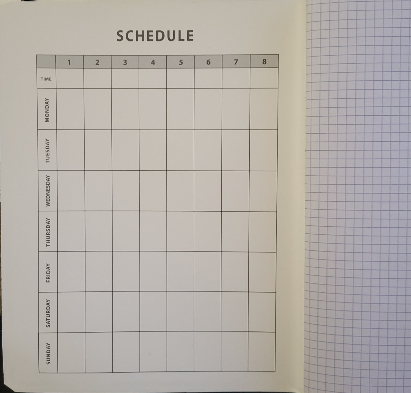 Quad Ruled 5×5 Graph Composition Notebook 9.7×7.5″ 3 Books 100 Sheets Dark Lines