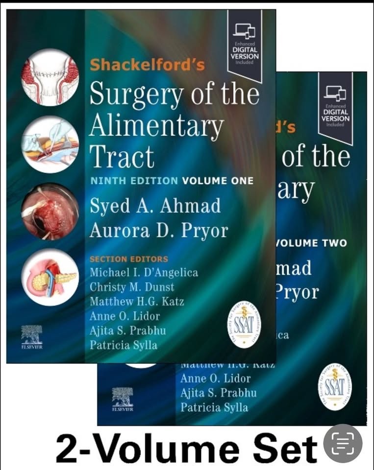 Shackelford’s Surgery of the Alimentary Tract, 2 Volume Set