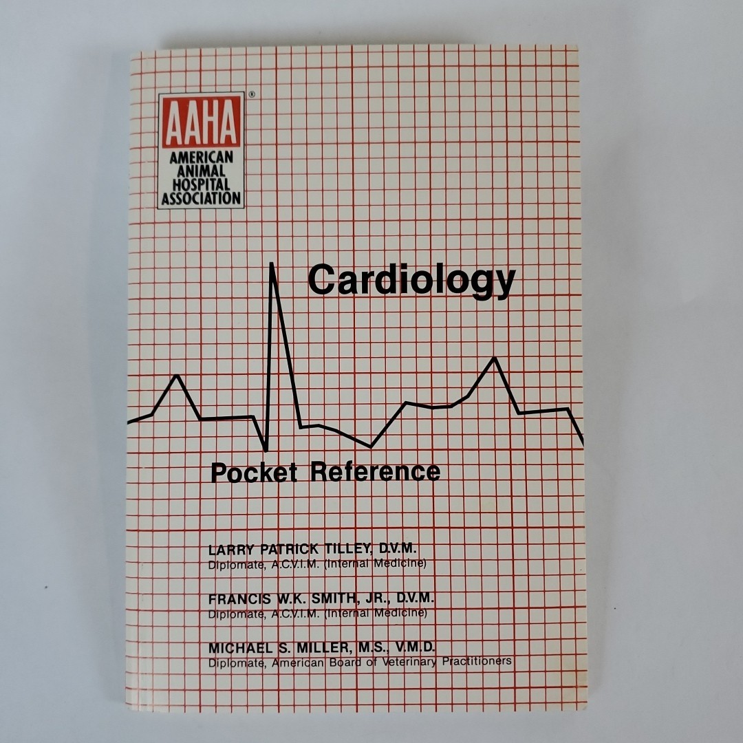 Cardiology Pocket Reference American Animal Hospital Association Book VTG 1990