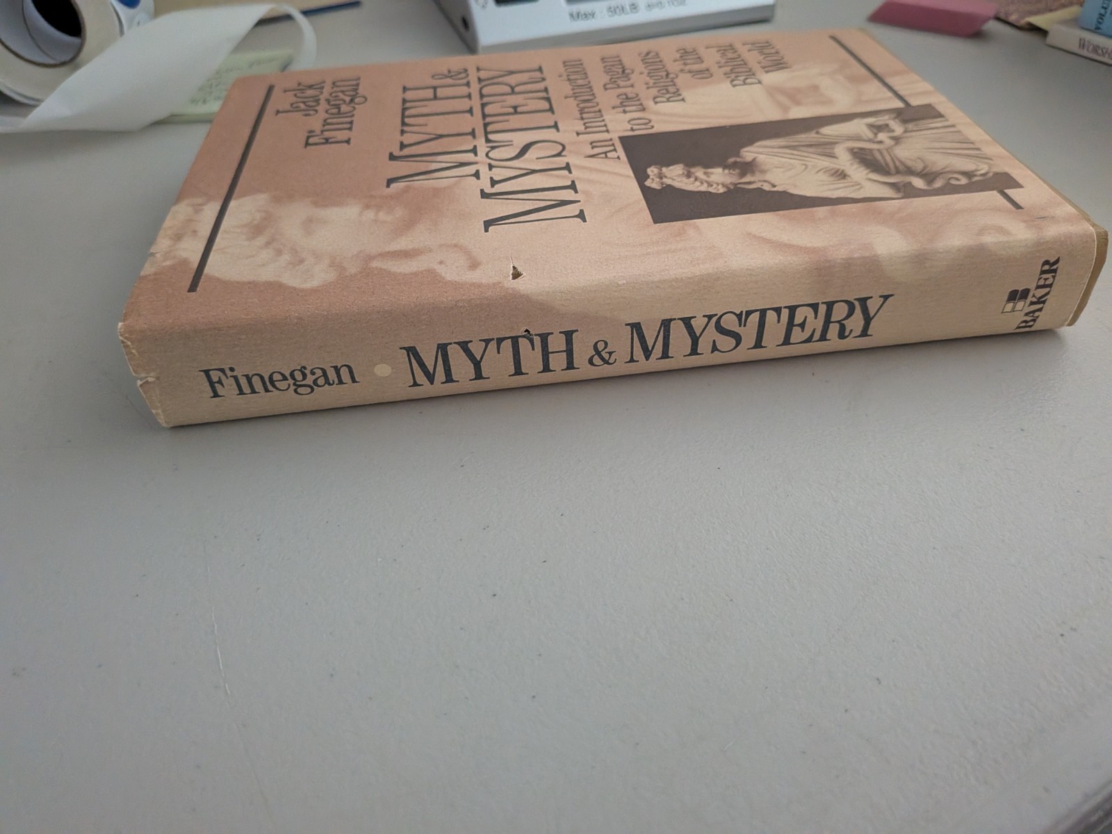 Myth & Mystery, Pagan Religions Biblical World, J Finegan, HC, DJ, Baker BH, VG