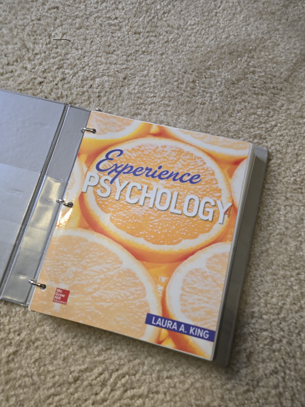 Experience Psychology – Laura A. King (2021, Ringbound)- Loose Leaf