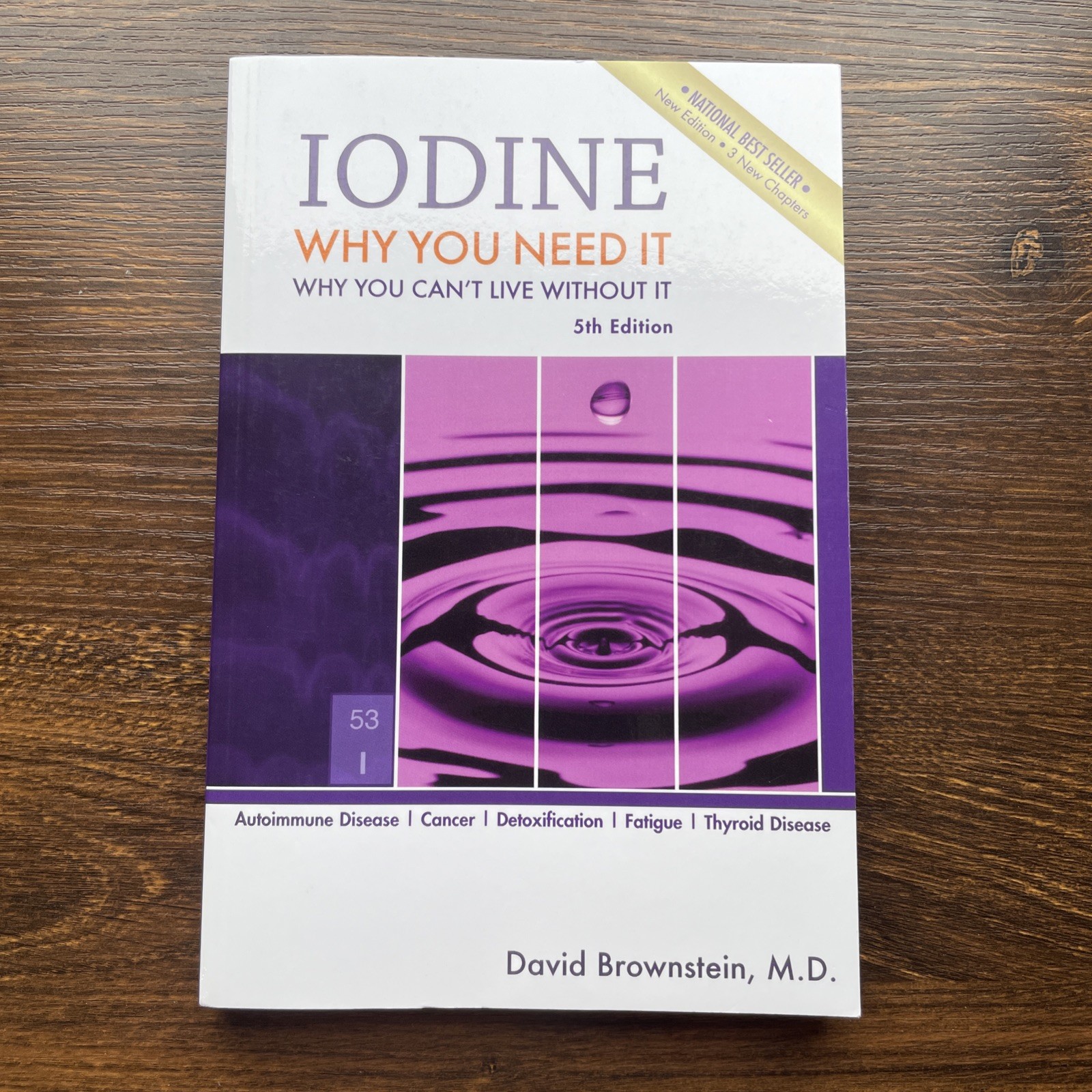 Iodine: Why You Need It Paperback 5th Edition David Brownstein, M.D. Health