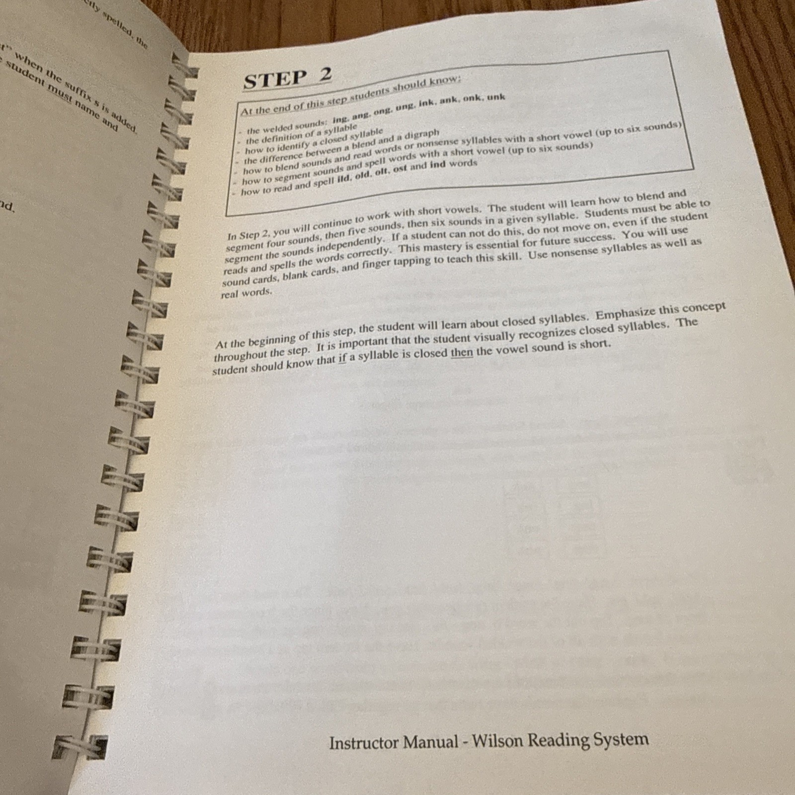 INSTRUCTOR MANUAL (WILSON READING SYSTEM) By Barbara A Wilson