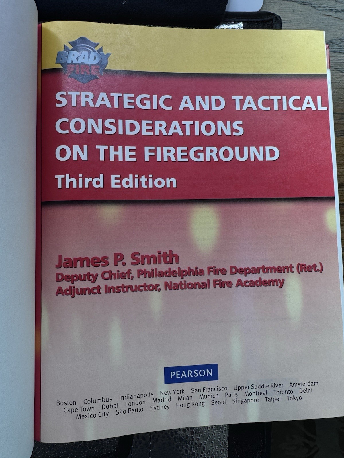 Strategic & Tactical Considerations Third Edition James P. Smith Pearson Brady