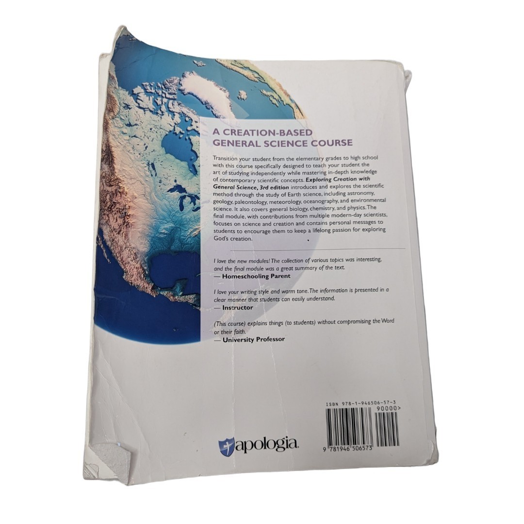 Apologia Exploring Creation with General Science 3rd Ed Solution Test Booklet