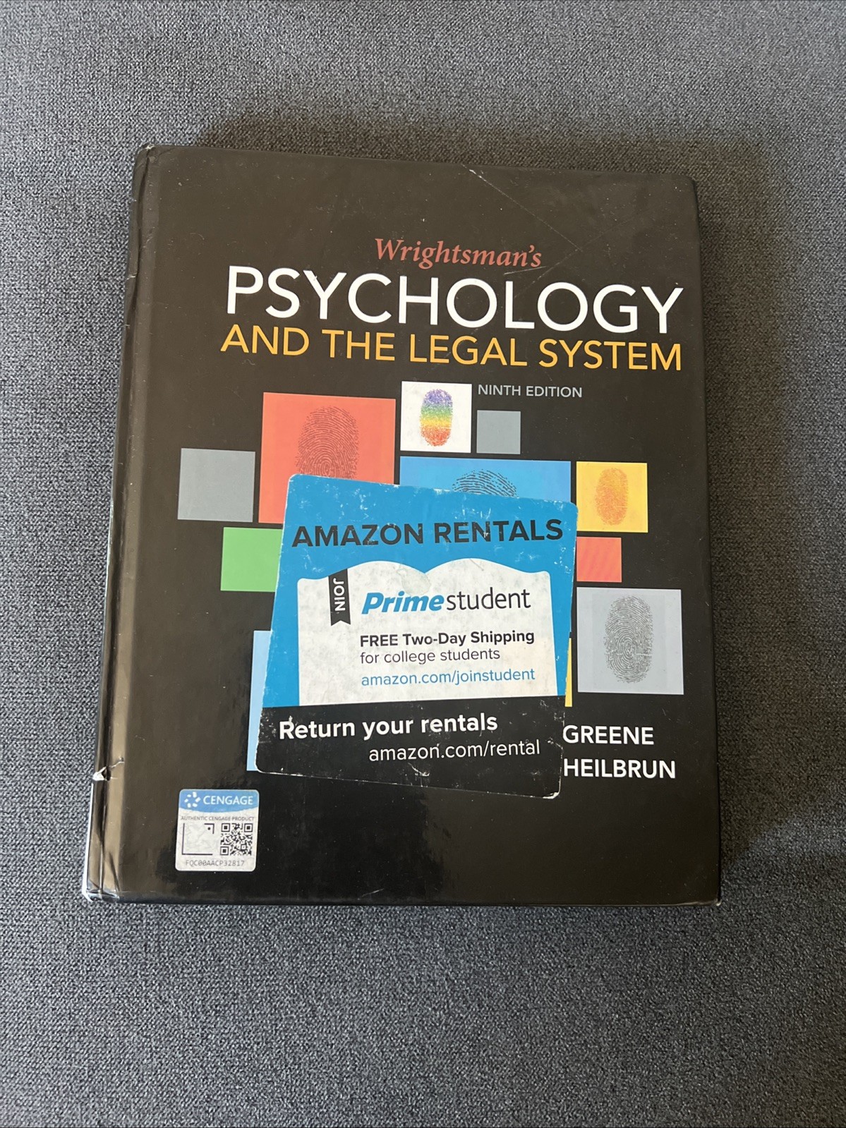 Wrightsman’s Psychology and the Legal System by Kirk Heilbrun and Edith Greene
