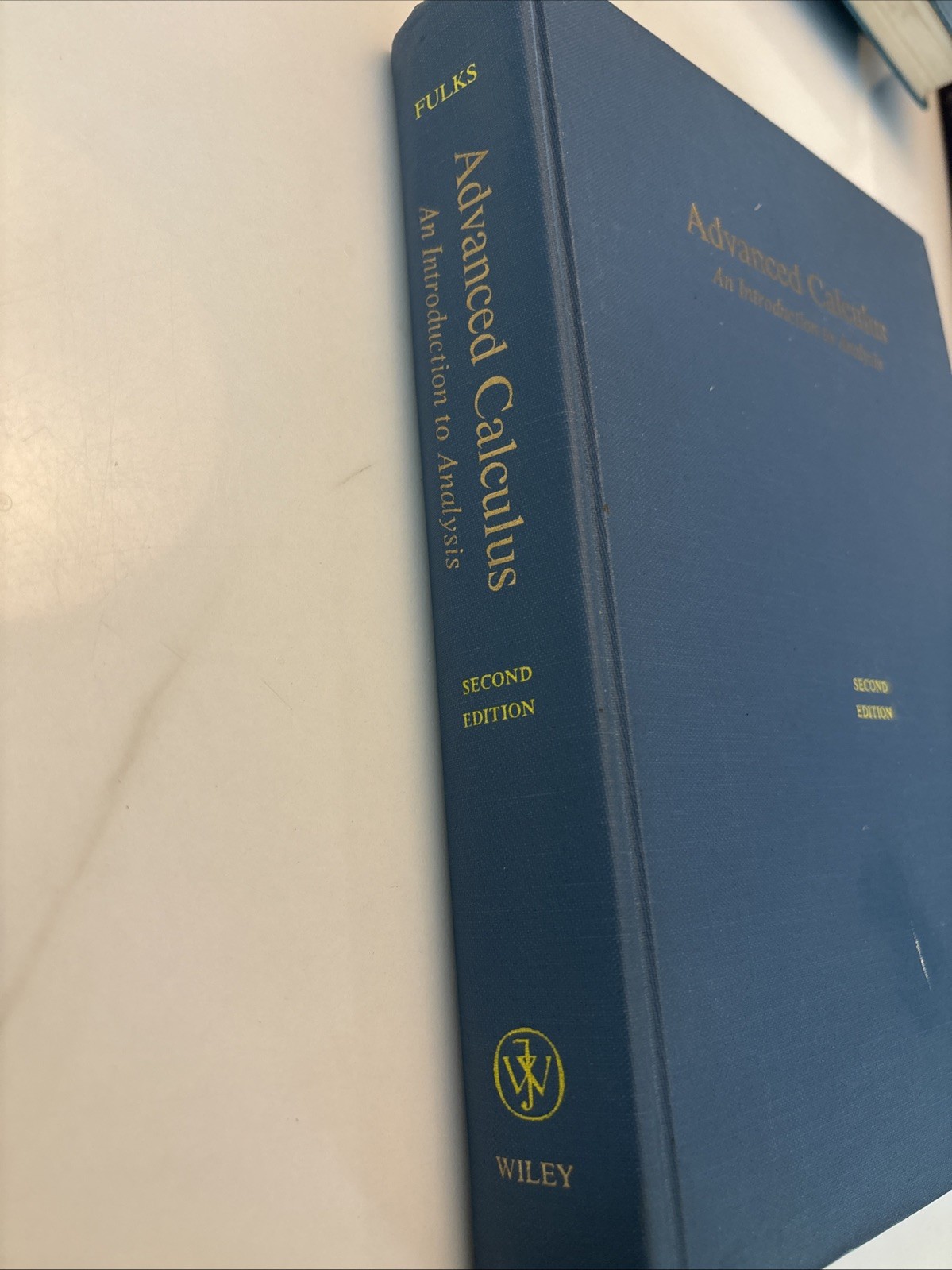 Advanced Calculus: An Introduction to Analysis by Watson Fulks-HC-1969 VG+