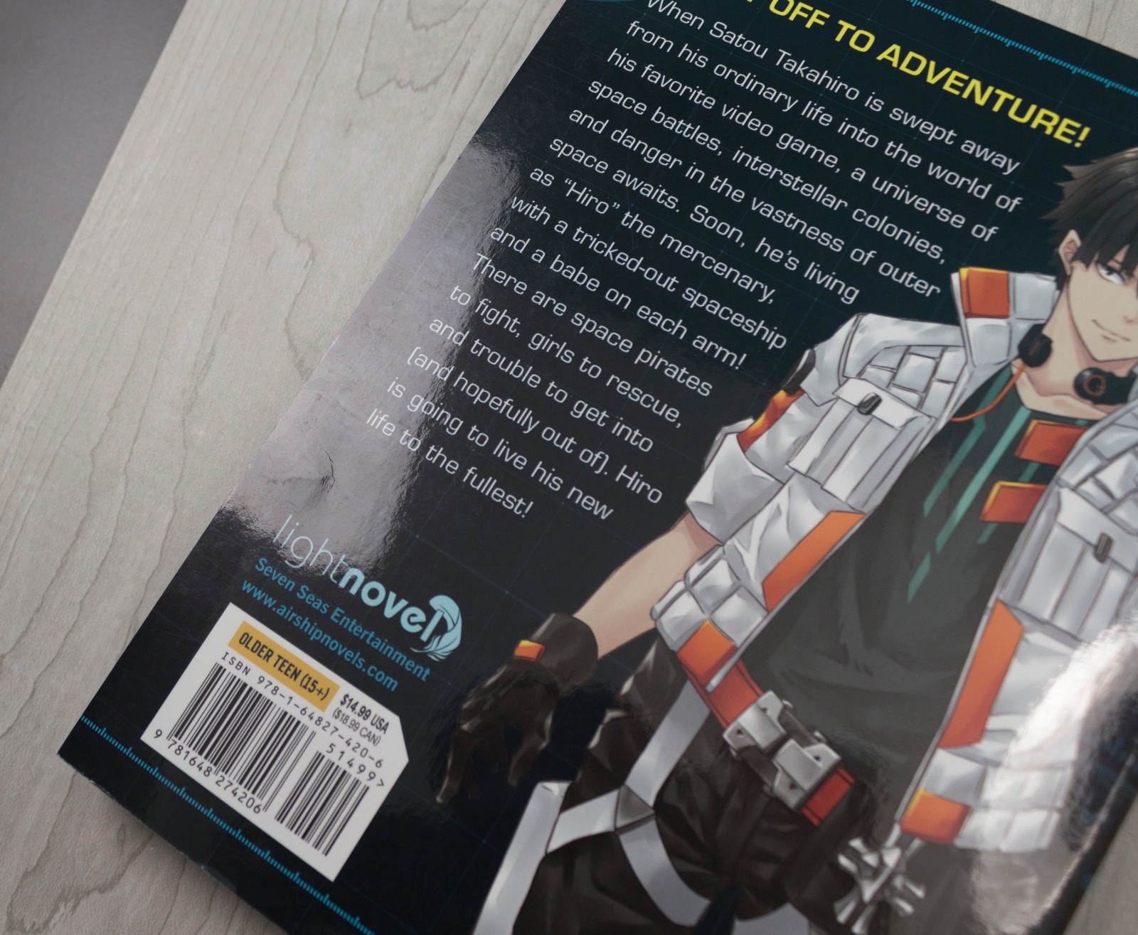 Reborn as a Space Mercenary Vol 1 English Light Novel Volume Ryuto / Seven Seas