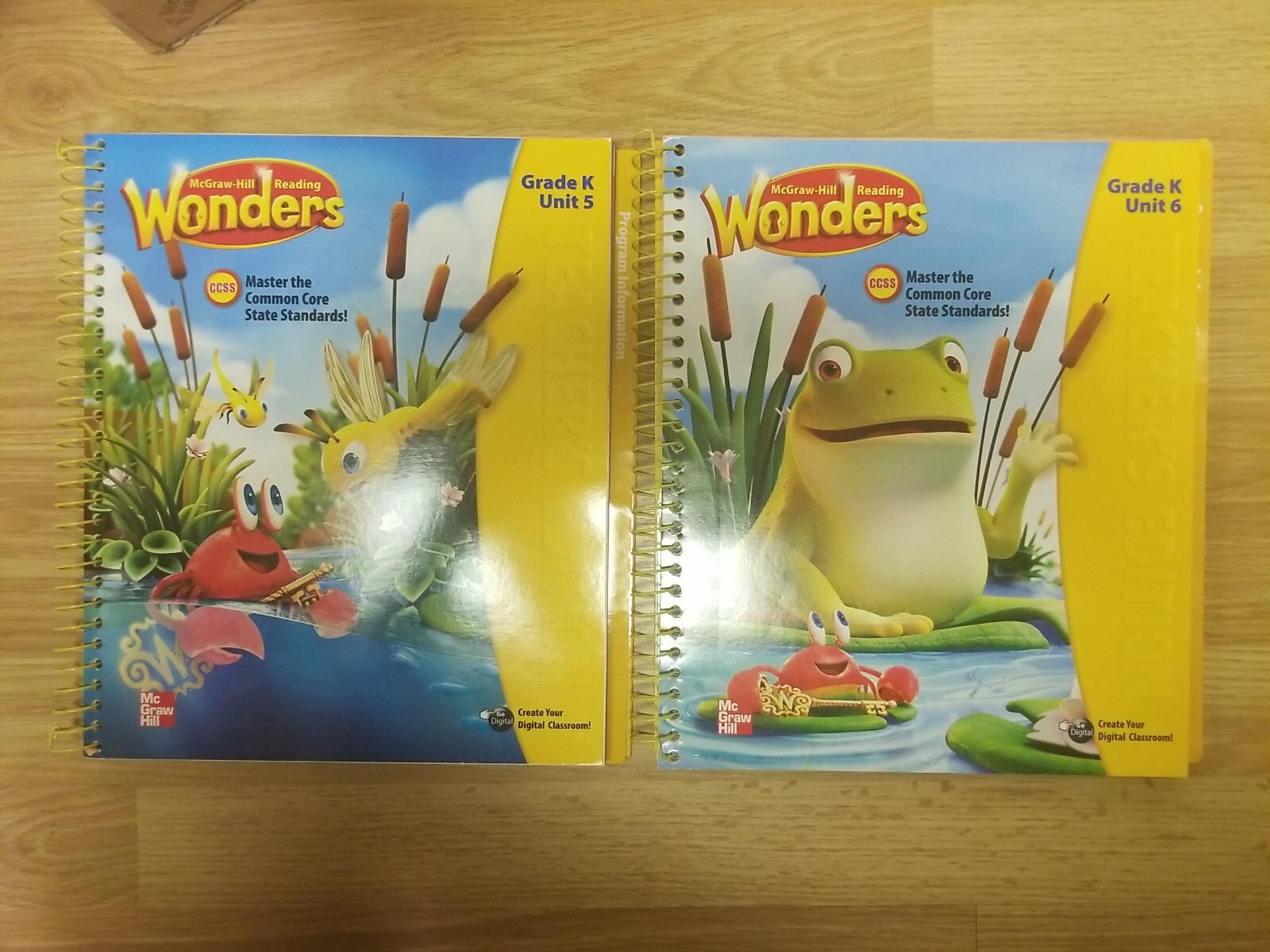 McGraw Hill Reading Wonders Grade K Teacher’s Edition Units 1-10 Homeschooling