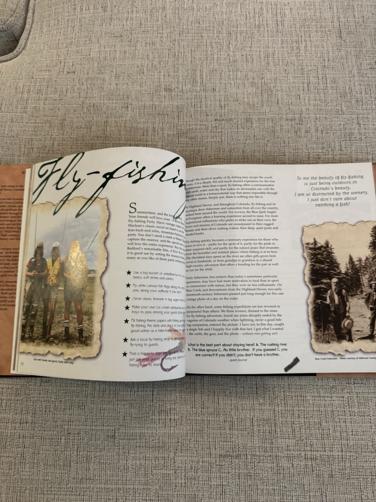 Signed Colorado Cravings Recipes & Romance Gail Riley Highland Haven Inn