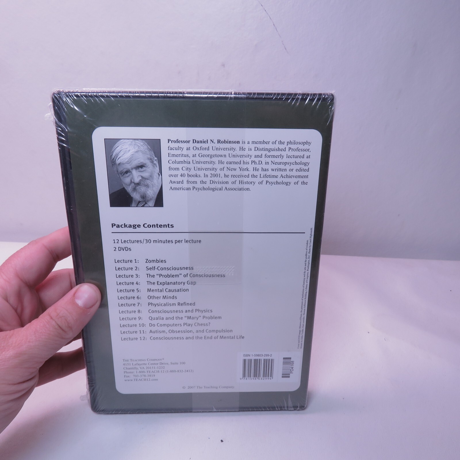Consciousness and Its Implications DVD & Guidebook The Great Courses sealed new