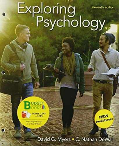 Loose-leaf Version for Exploring – Paperback, by Myers David G.; – New