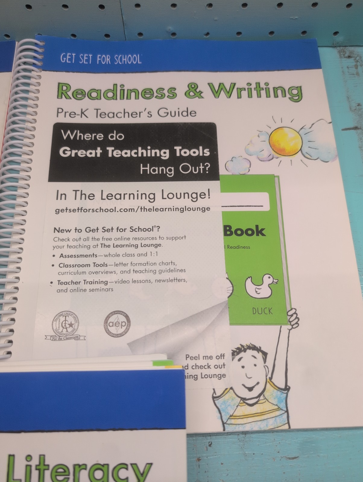 Get Set For School Pre K Teacher Guides Readiness Writing Language Literacy Math