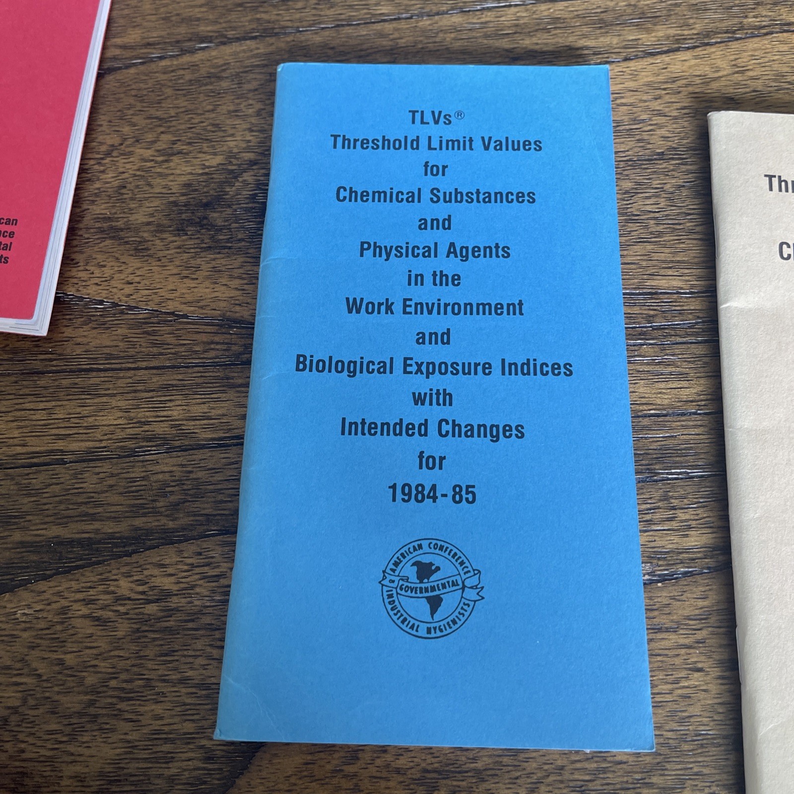 ACGIH Booklet Lot 10x Threshold Limit Values TLV BEIs 1982-1994 Vintage
