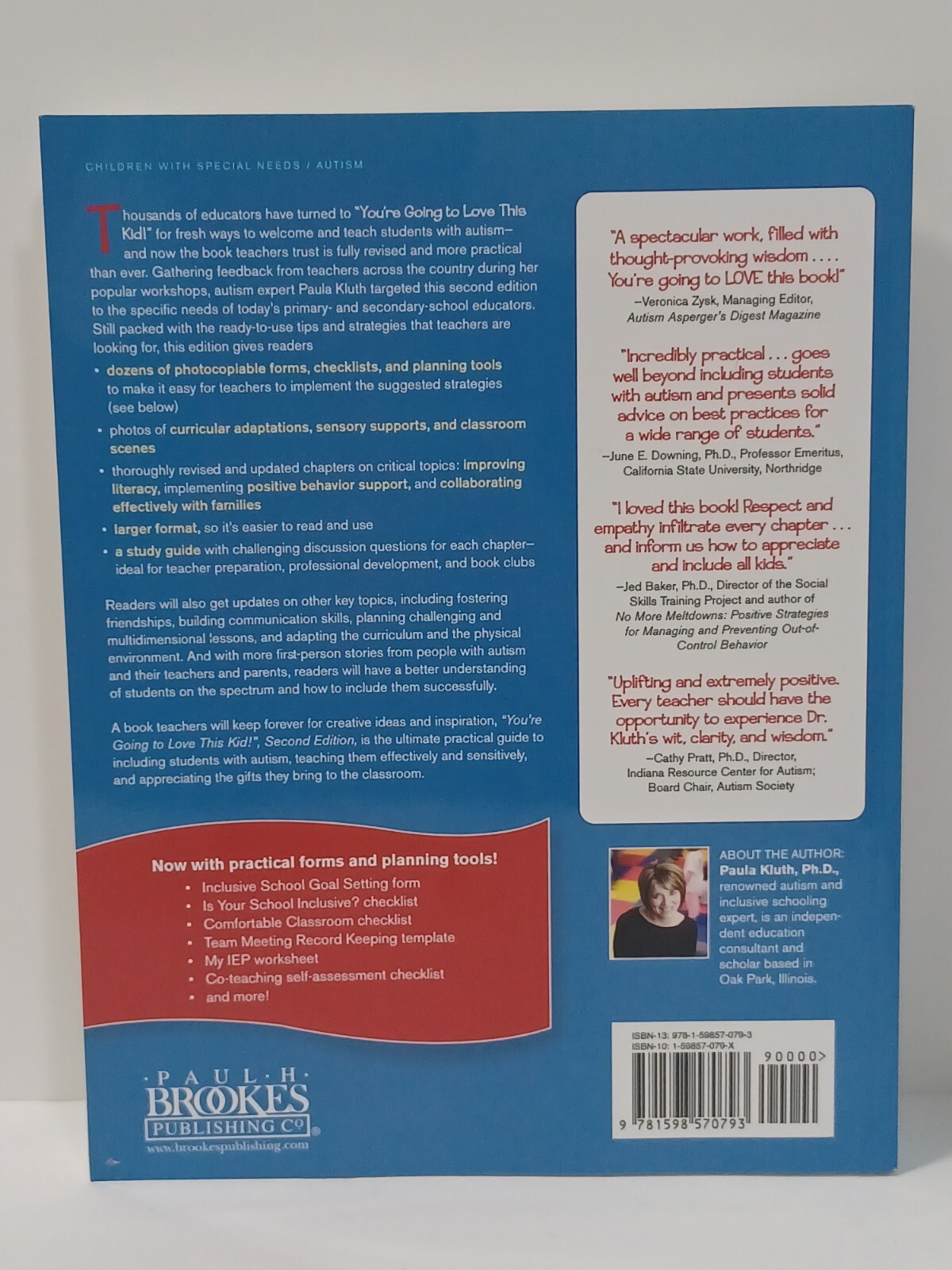 You’re Going to Love this Kid by Kluth Second Edition Students with Autism PB
