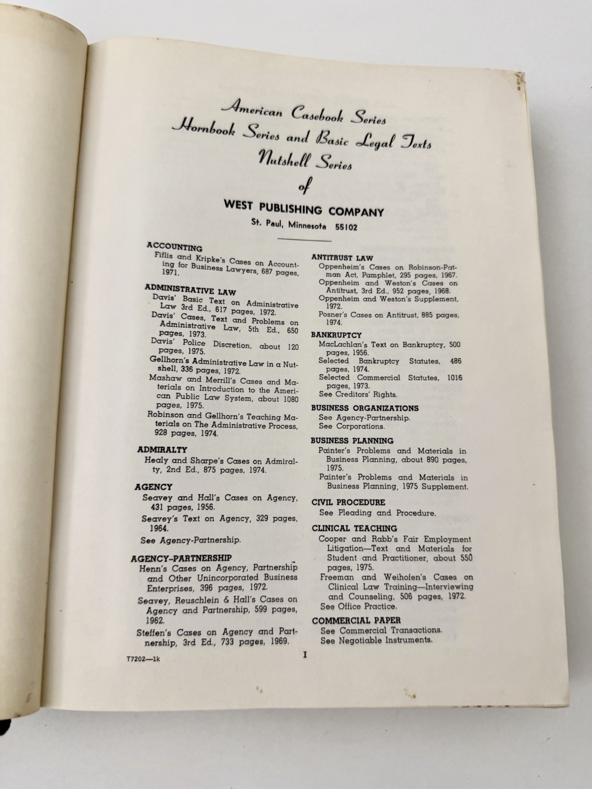 Laws Of Trusts By Bogert Hornbook Series Fifth Edition 1973 Hardcover Hornbook