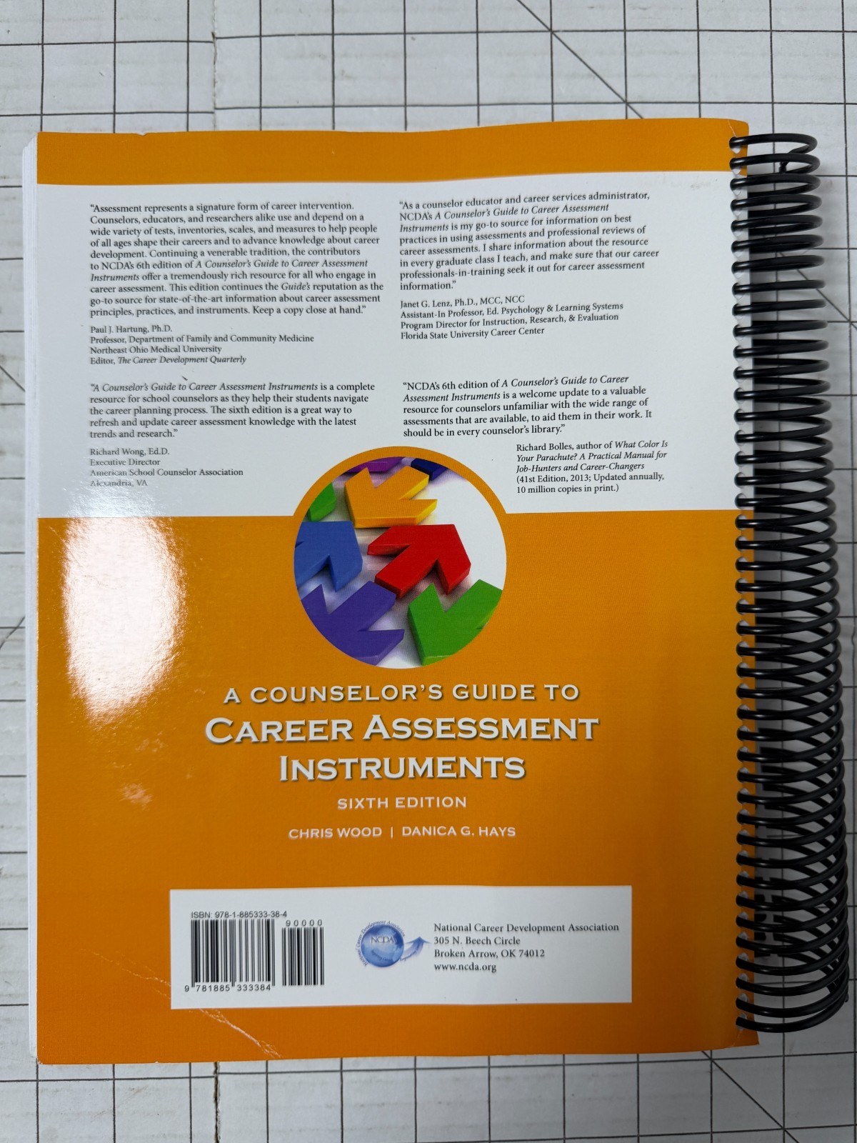 A Counselor’s Guide to Career Assessment Instruments 6th Edition 2013, Spiral
