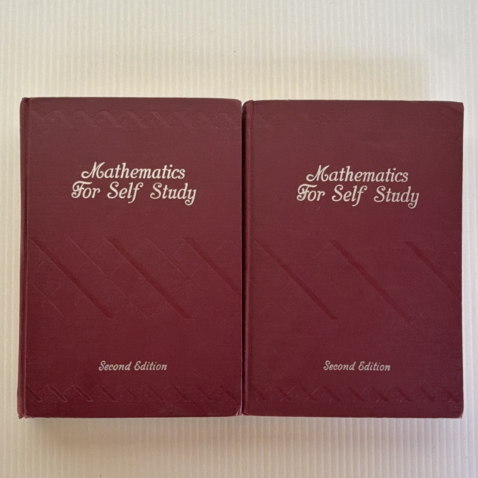 Mathematics for Self-Study J.E. Thompson 2nd Ed Hardcover Calculus &Geometry