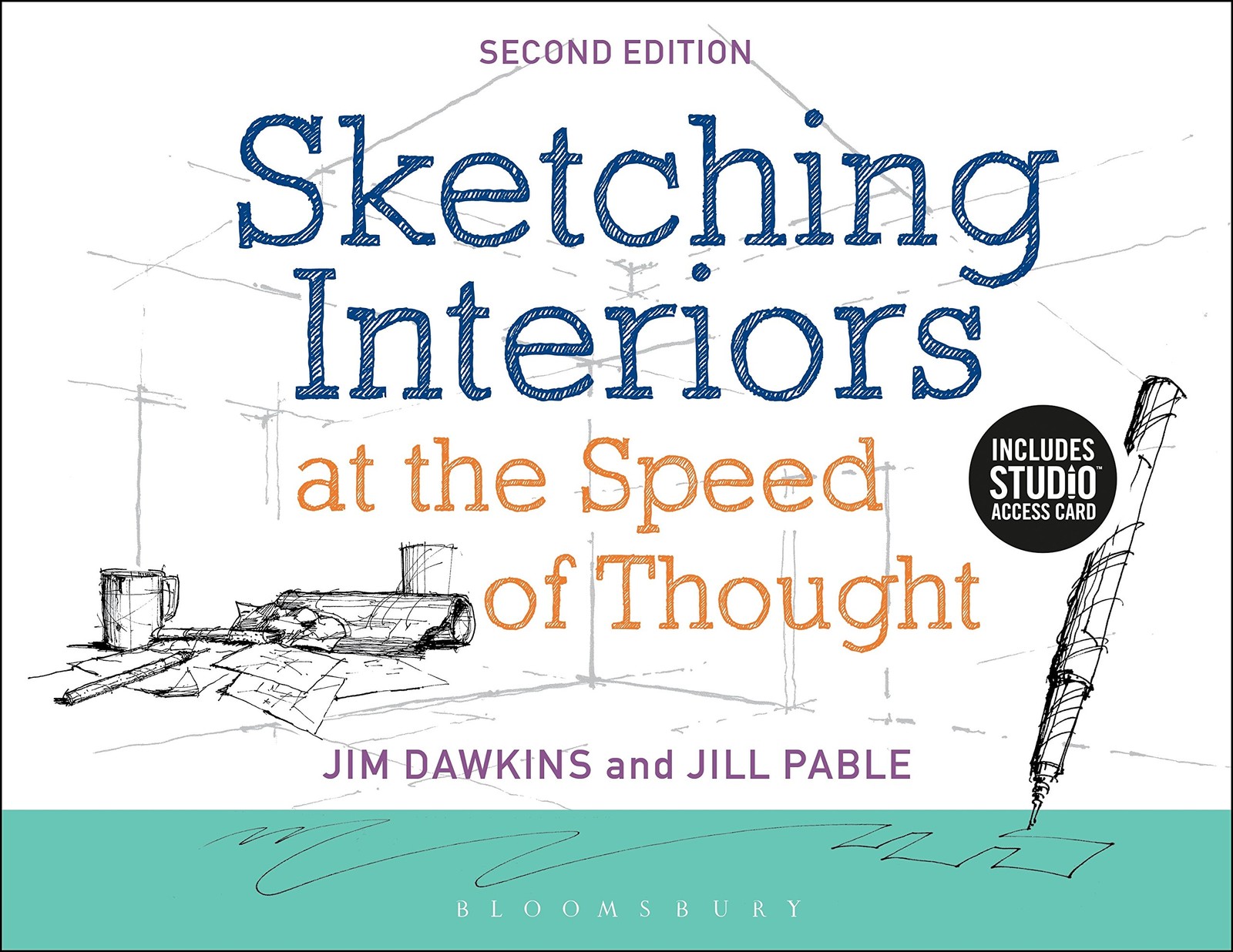 Sketching Interiors at the Speed of Thought: Bundle Book + Studio Access Car…
